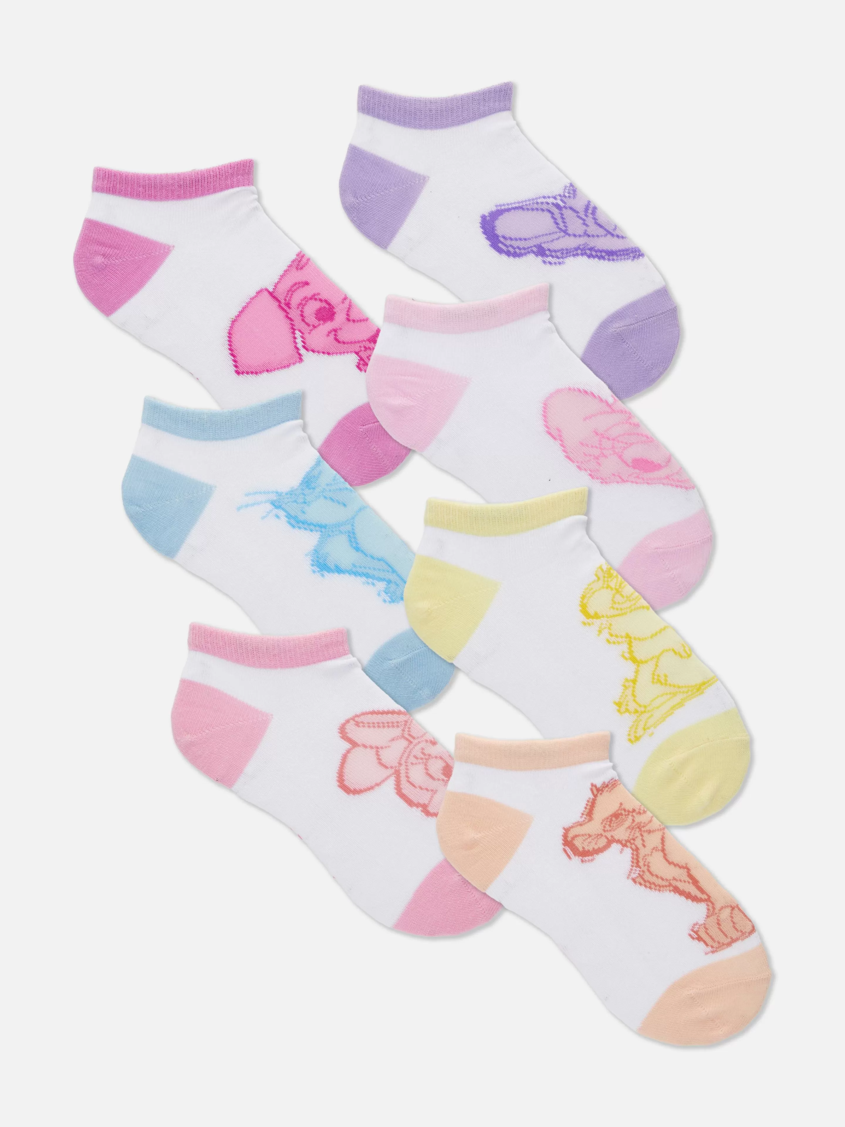 Primark Socken Und Strumpfhosen | „Disney“ Sneakersocken, 7er-Pack Multi