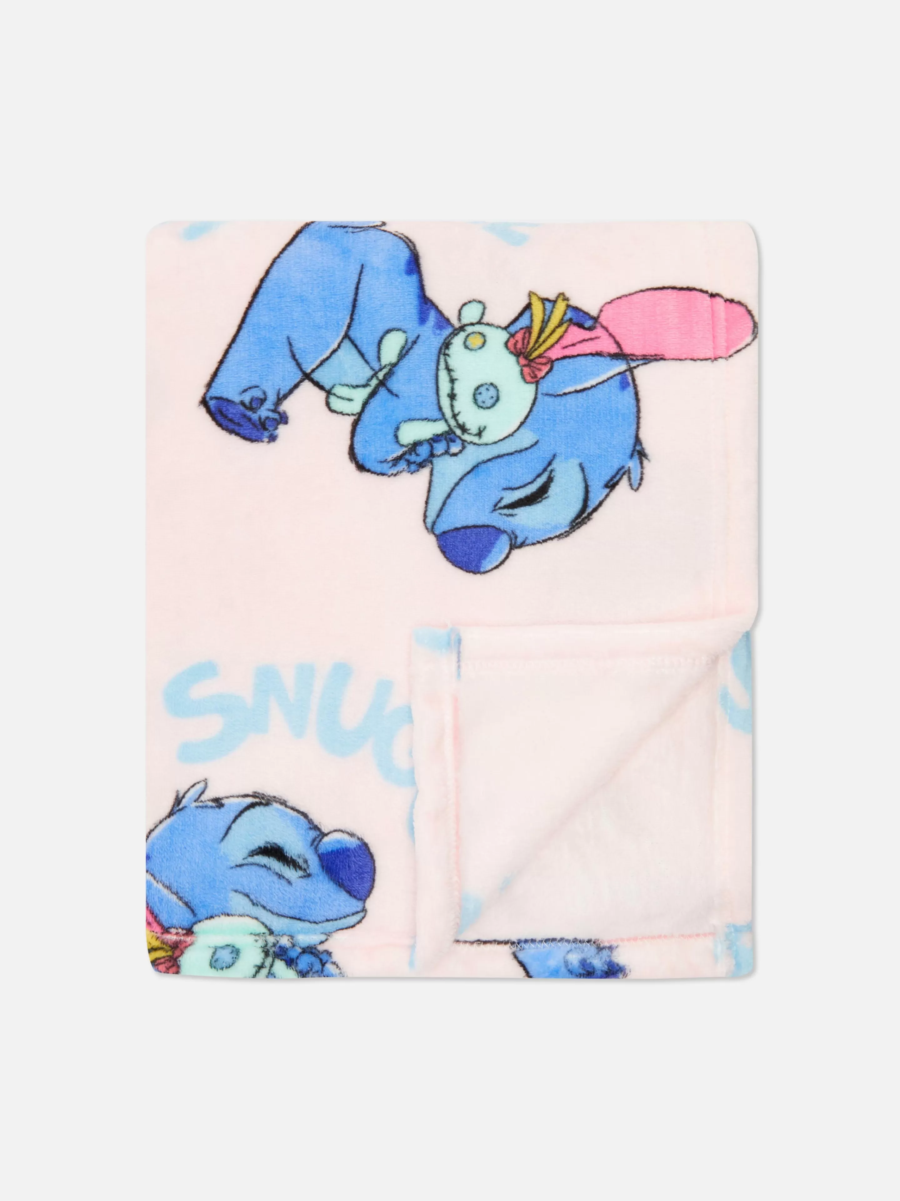 Primark Decken Und Überwurfe | „Disney Stitch & Engel“ Überwurf Rosa