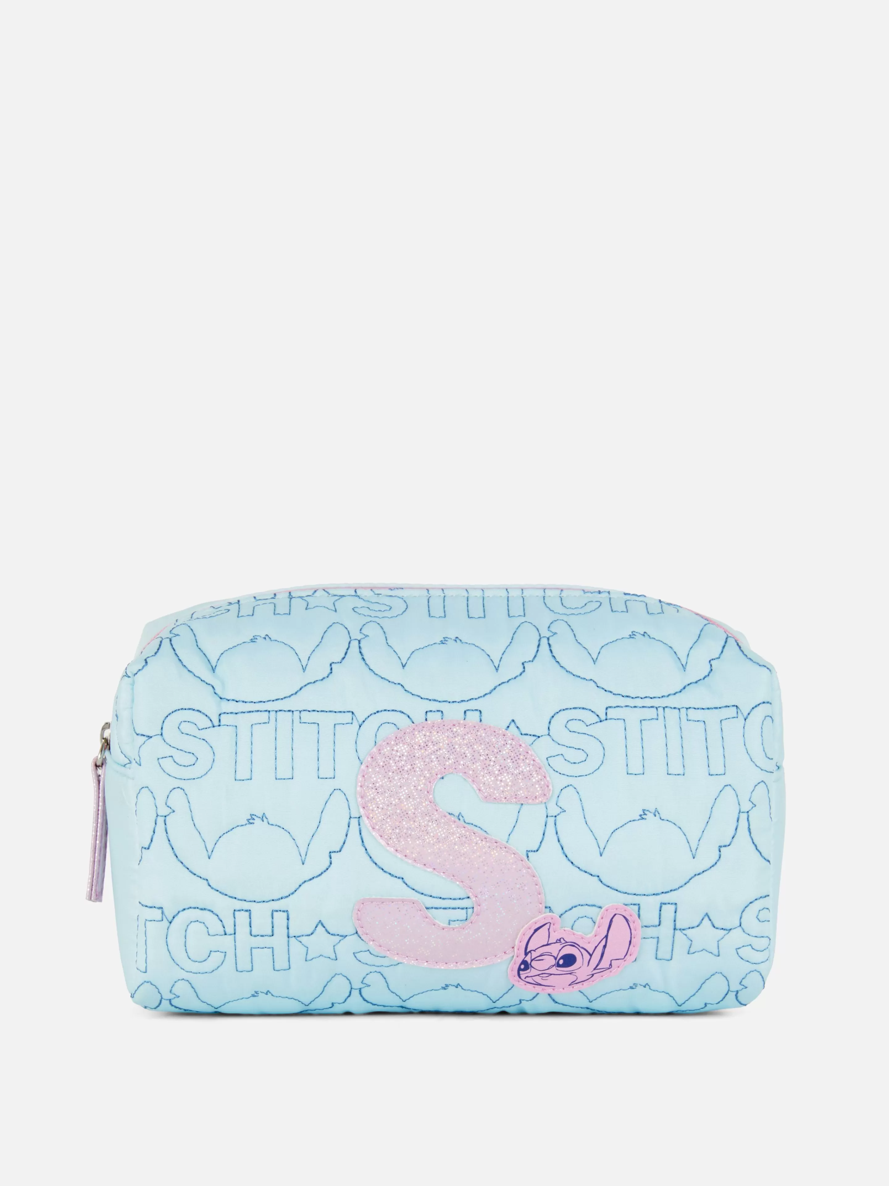 Primark Federmäppchen | „Disney Stitch“ Federmäppchen Mit Initiale Blau