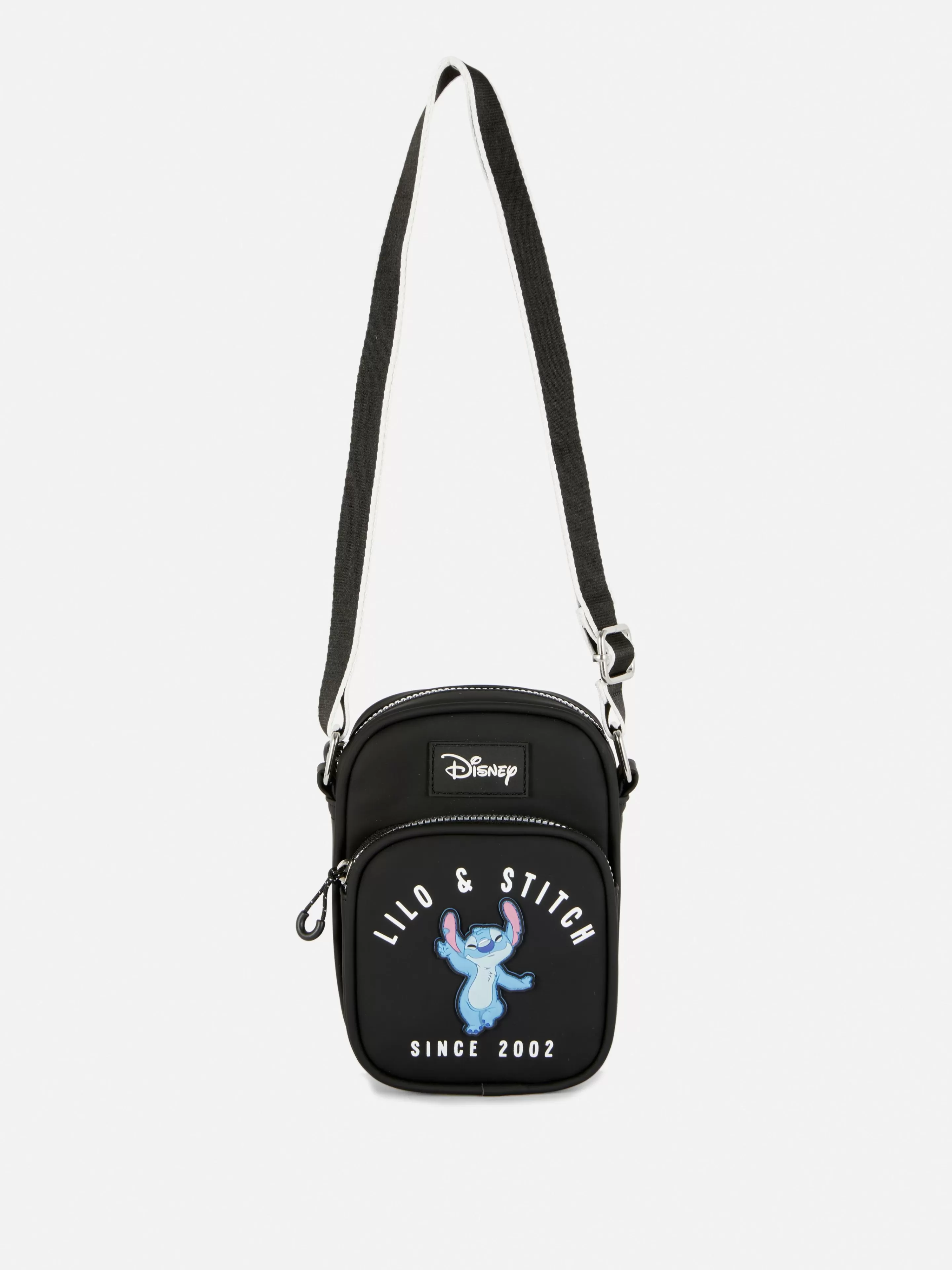 Primark Taschen Und Portemonnaies | „Disney Stitch“ Handytasche Zum Umhängen Schwarz