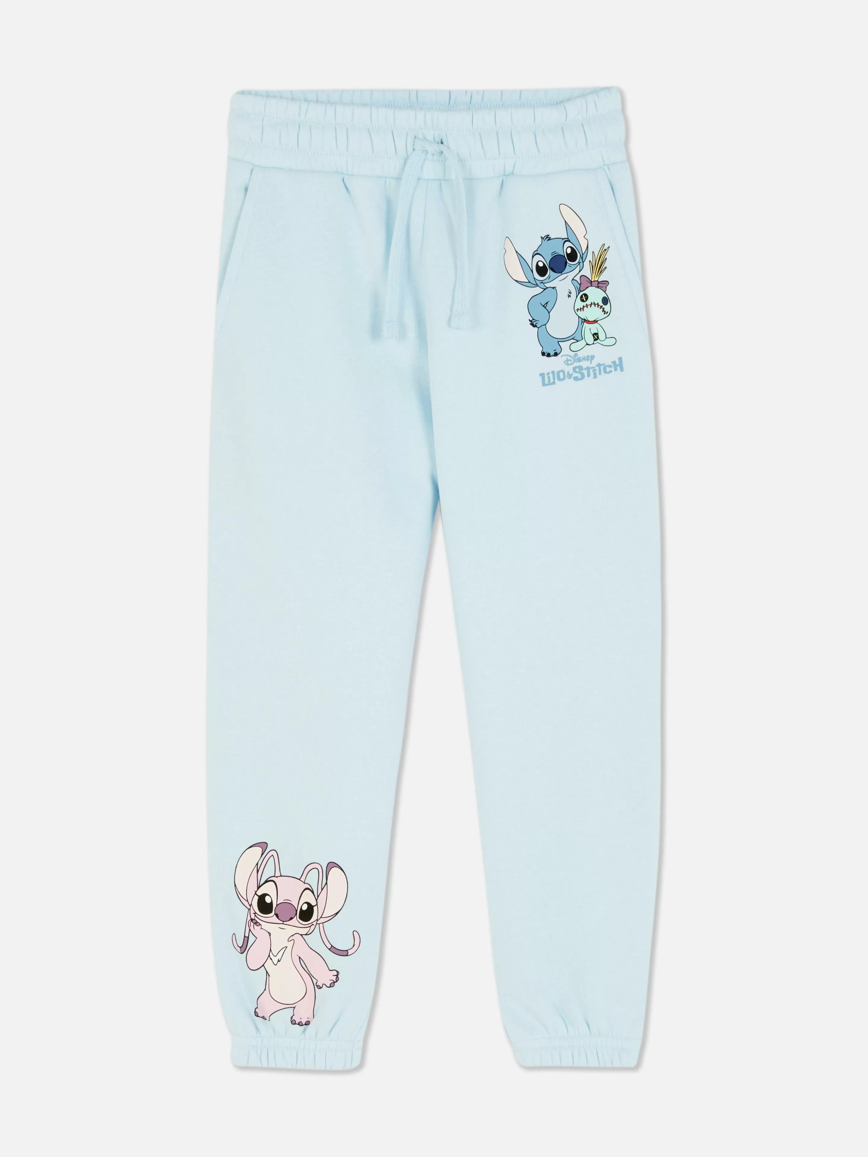 Primark Jogginghosen | „Disney Stitch“ Jogginghose Mit Elastischem Bund Hellblau