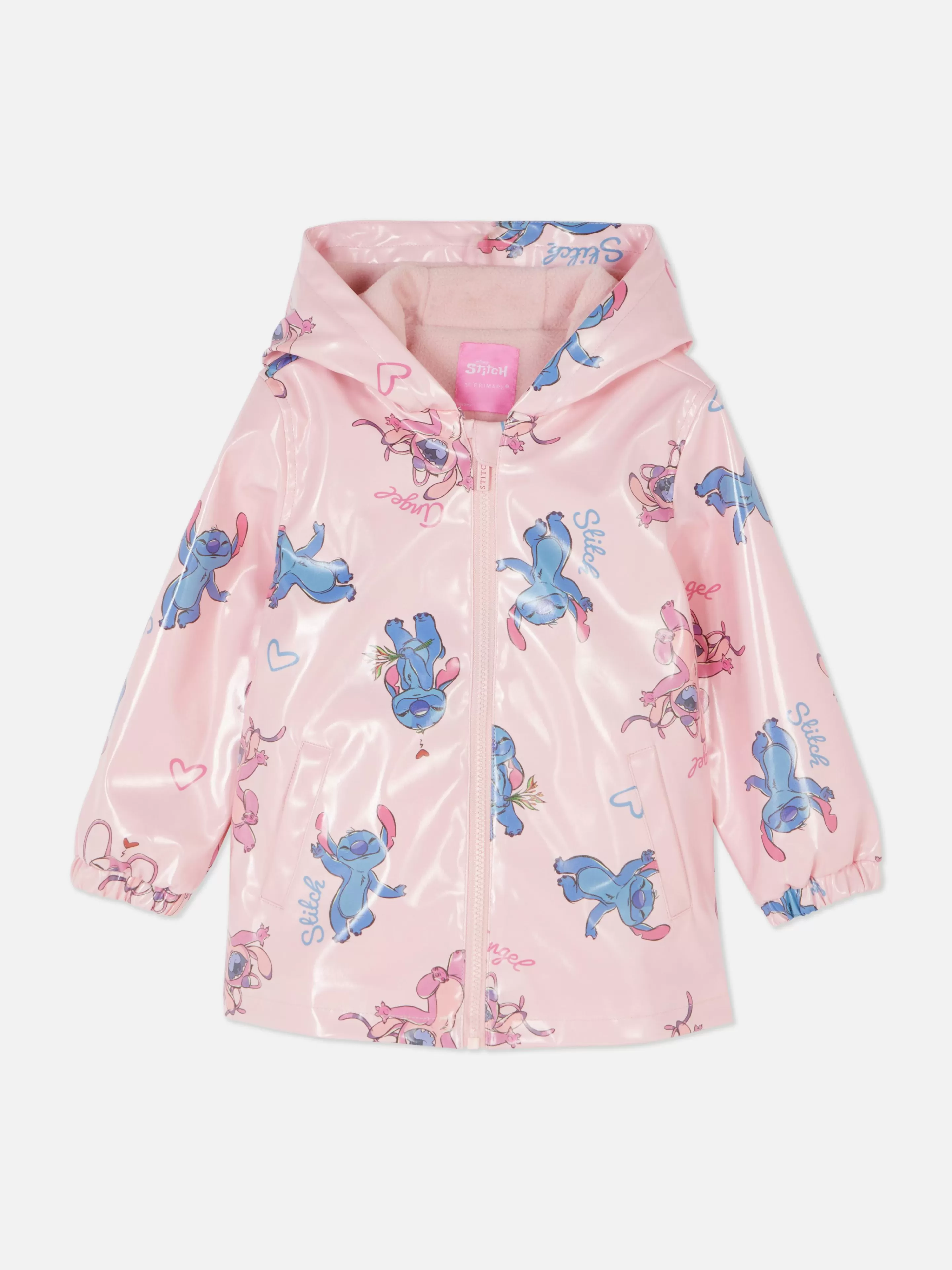 Primark Jacken Und Mäntel | „Disney Stitch“ Regenjacke Rosa