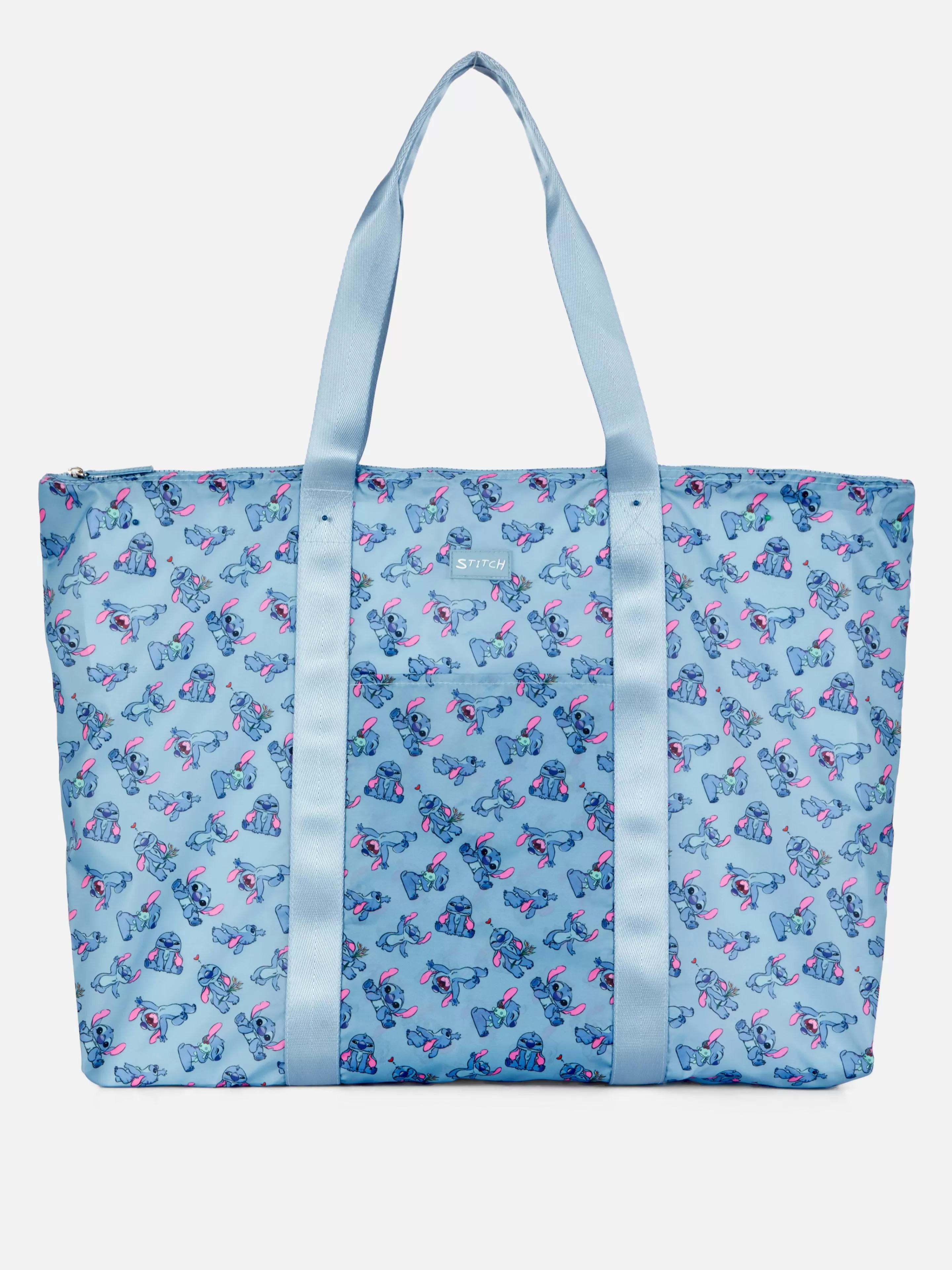 Primark Taschen Und Portemonnaies | „Disney Stitch“ Reisetasche Zum Falten Blau