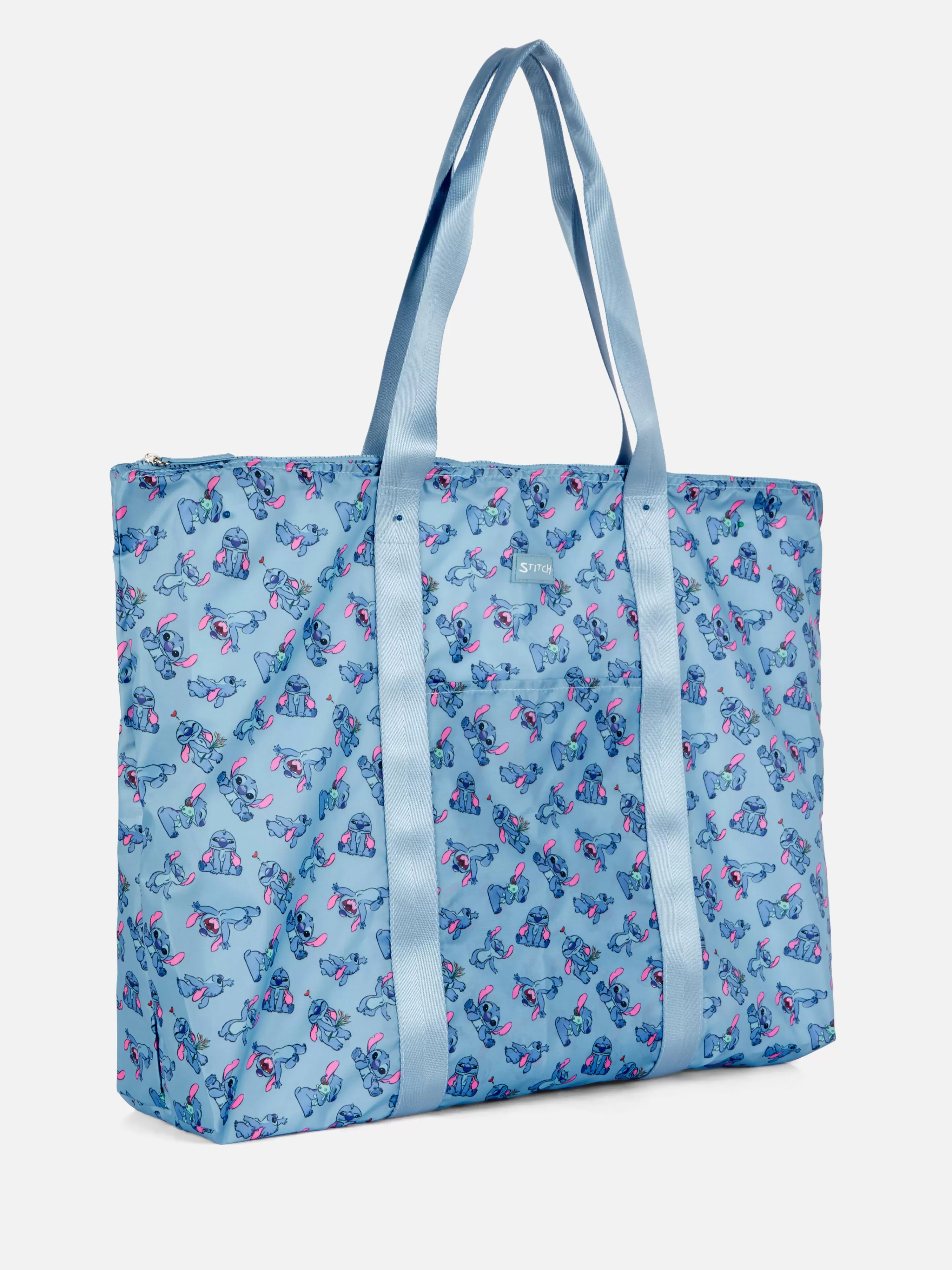 Primark Taschen Und Portemonnaies | „Disney Stitch“ Reisetasche Zum Falten Blau