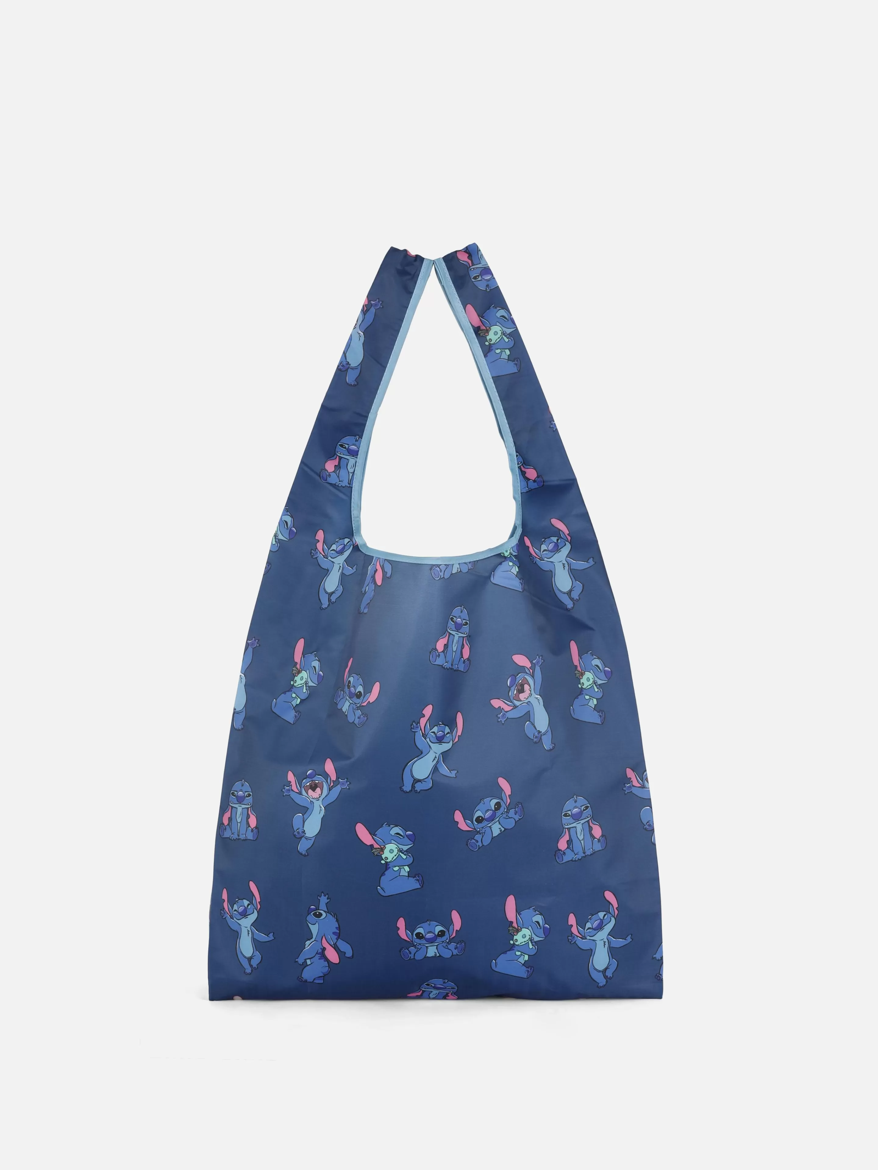 Primark Taschen Und Portemonnaies | „Disney Stitch“ Tragetasche Zum Falten Marineblau