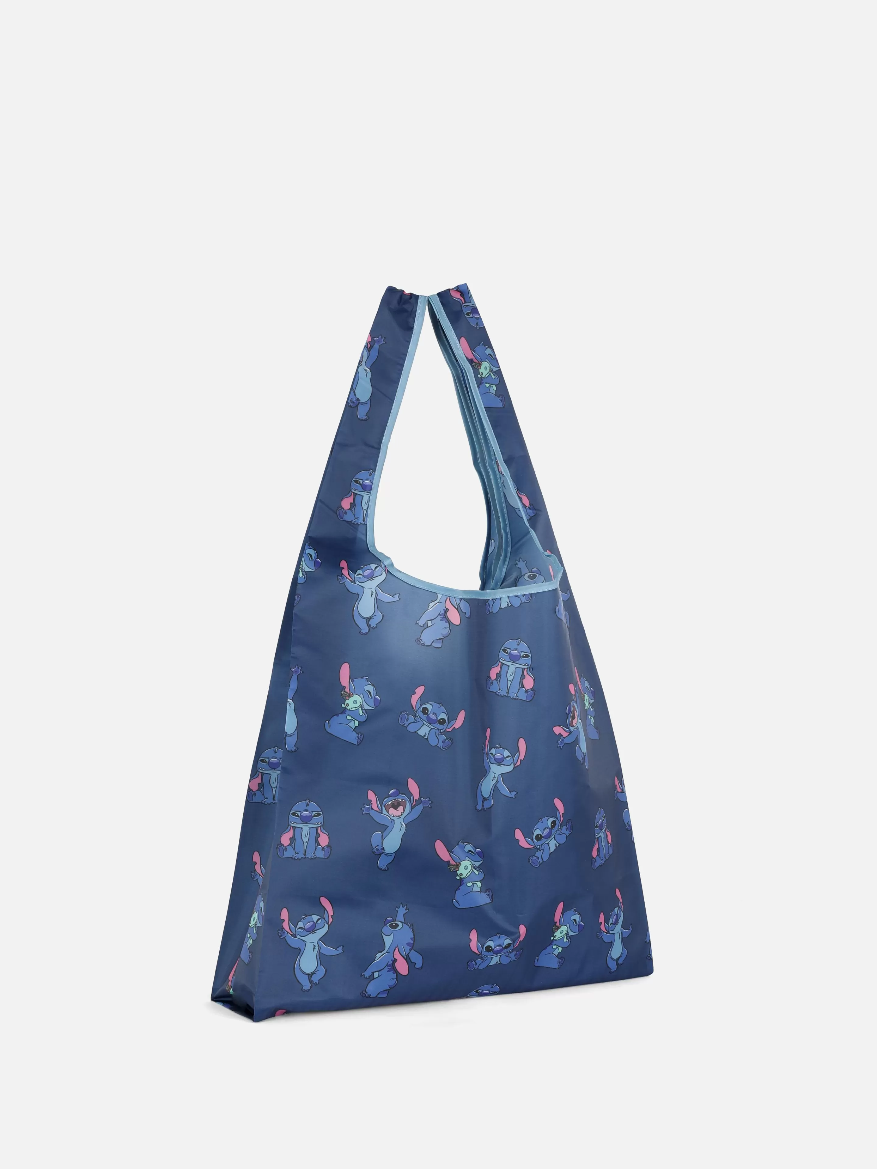 Primark Taschen Und Portemonnaies | „Disney Stitch“ Tragetasche Zum Falten Marineblau