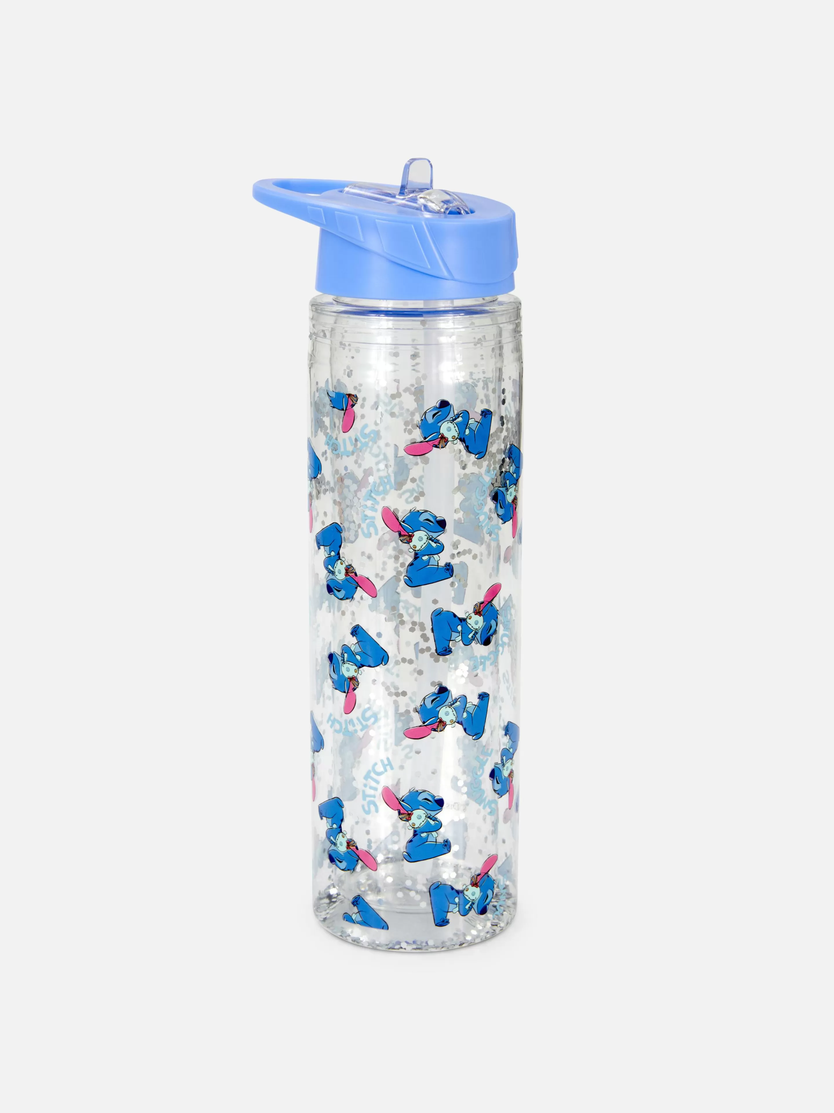 Primark Tassen Und Becher | „Disney Stitch“ Trinkflasche Mit Glitzer Blau