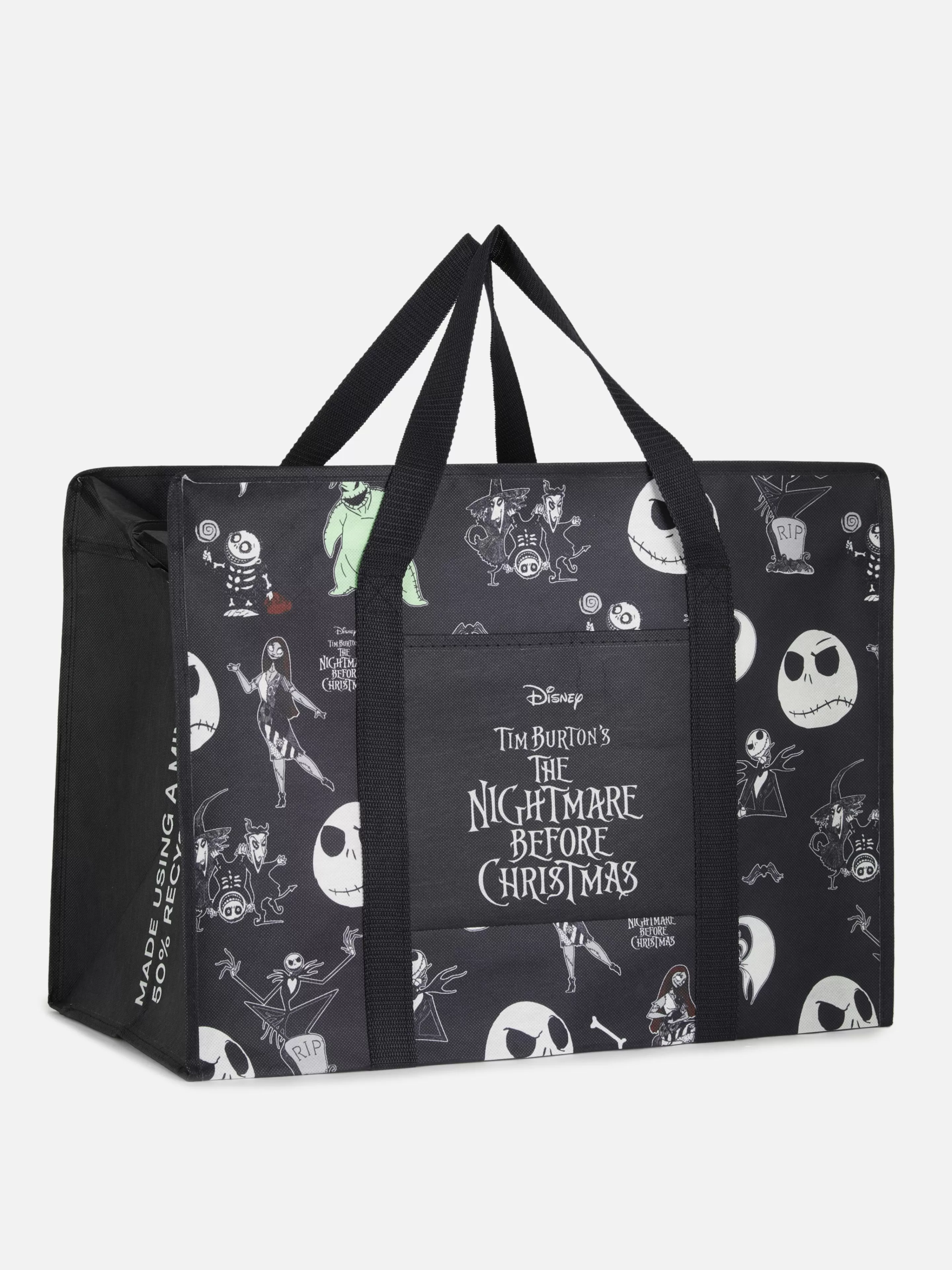 Primark Taschen Und Portemonnaies | The Nightmare Before Christmas | „Disney The Nightmare Before Christmas“ Aufbewahrungstasche Schwarz