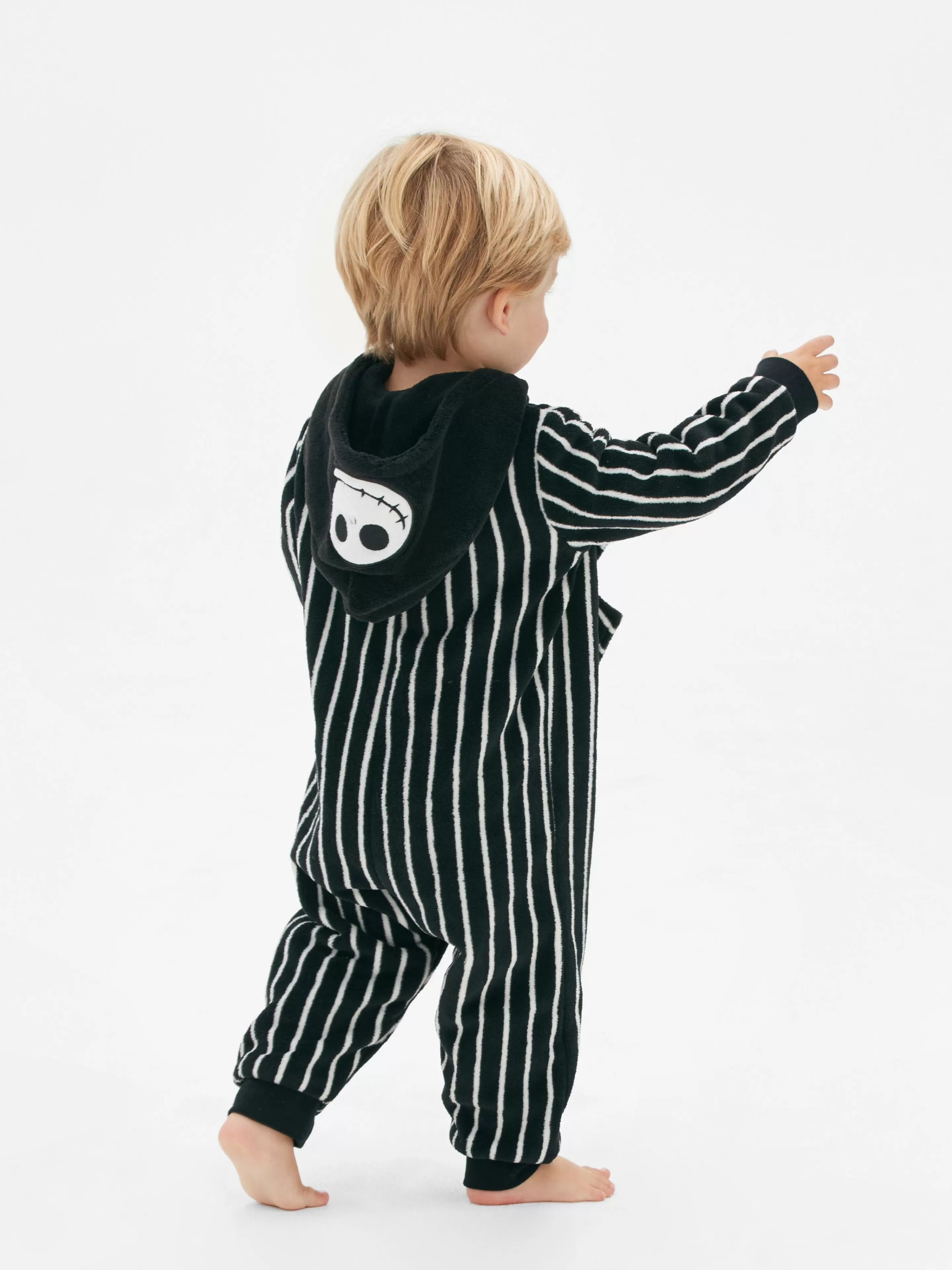 Primark Halloween-Kostüme Für Kinder | The Nightmare Before Christmas | „Disney Tim Burtons The Nightmare Before Christmas“ Einteiler Für Babys Schwarz/Weiß