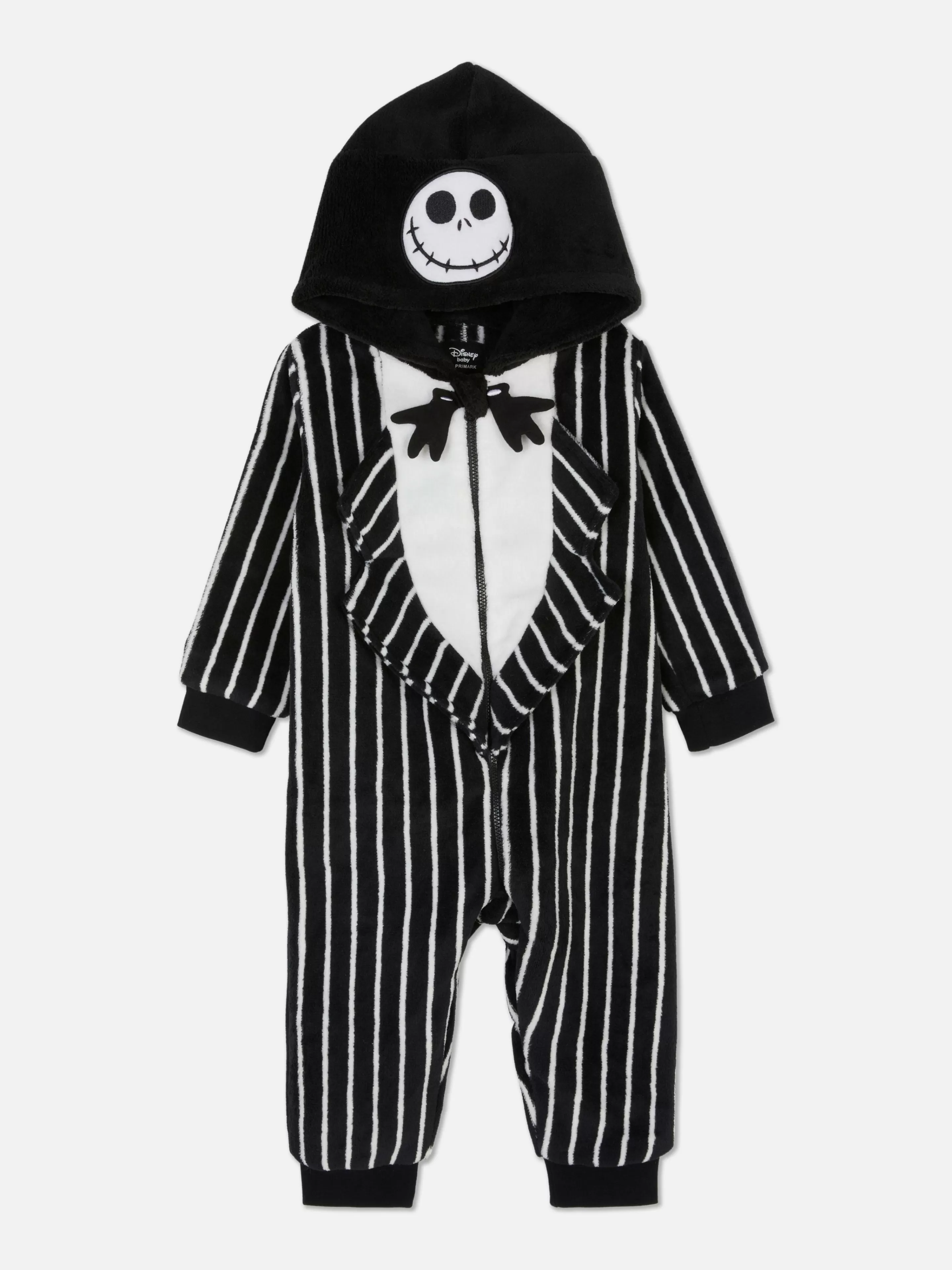 Primark Halloween-Kostüme Für Kinder | The Nightmare Before Christmas | „Disney Tim Burtons The Nightmare Before Christmas“ Einteiler Für Babys Schwarz/Weiß