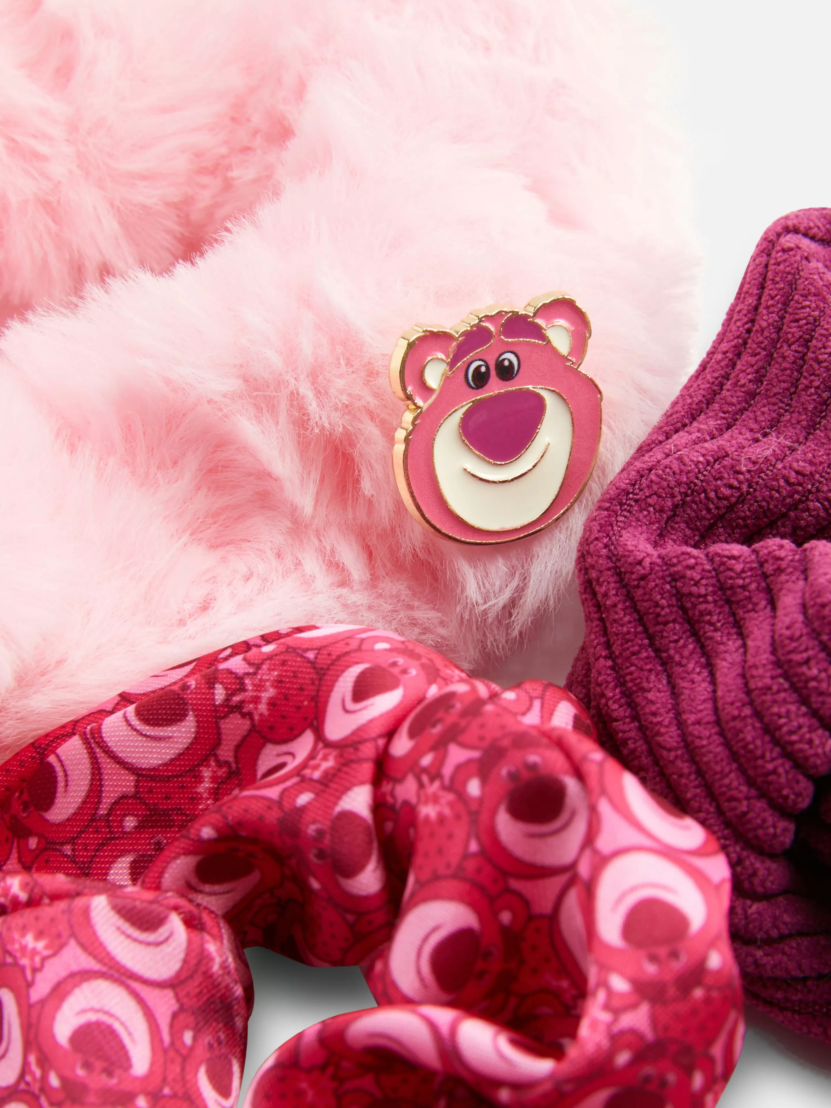 Primark Haarschmuck | „Disney Toy Story Lotso“ Haargummis, 3er-Pack Rosa