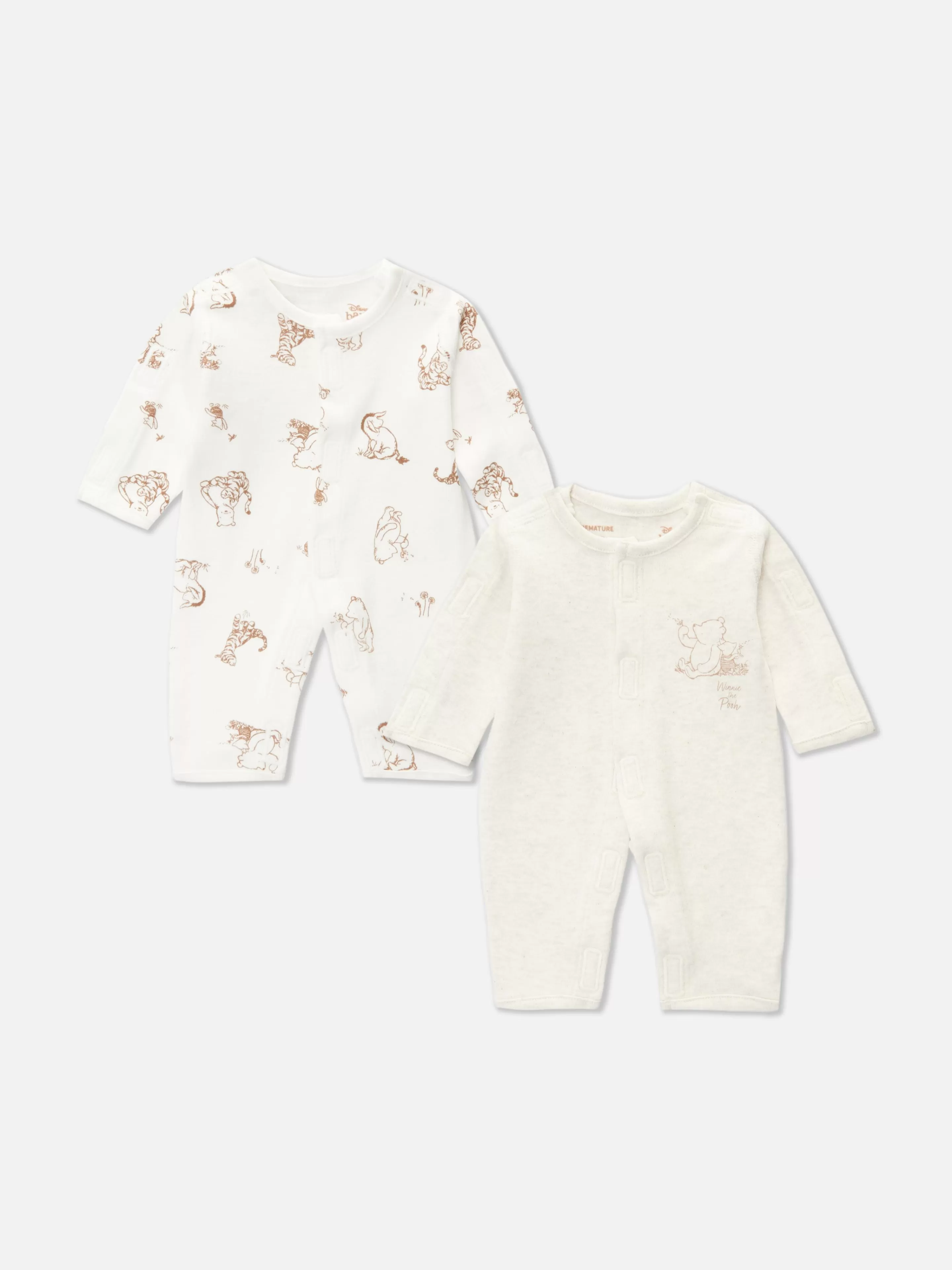 Primark Sets Und Outfits | „Disney Winnie Puuh“ Schlafanzüge, 2er-Pack Hellbeige