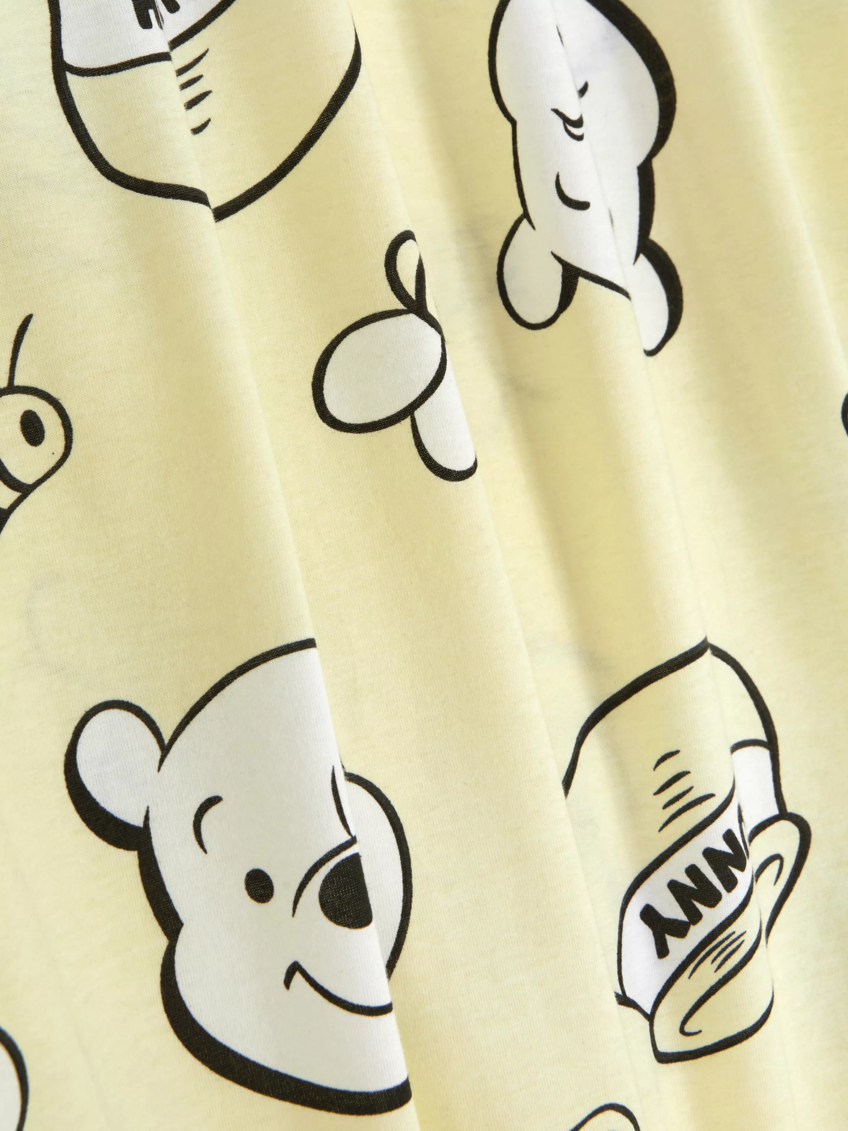 Primark Schlafshirts Und Nachthemden | „Disney-Figuren“ Nachthemd Mit Print Zitronengelb