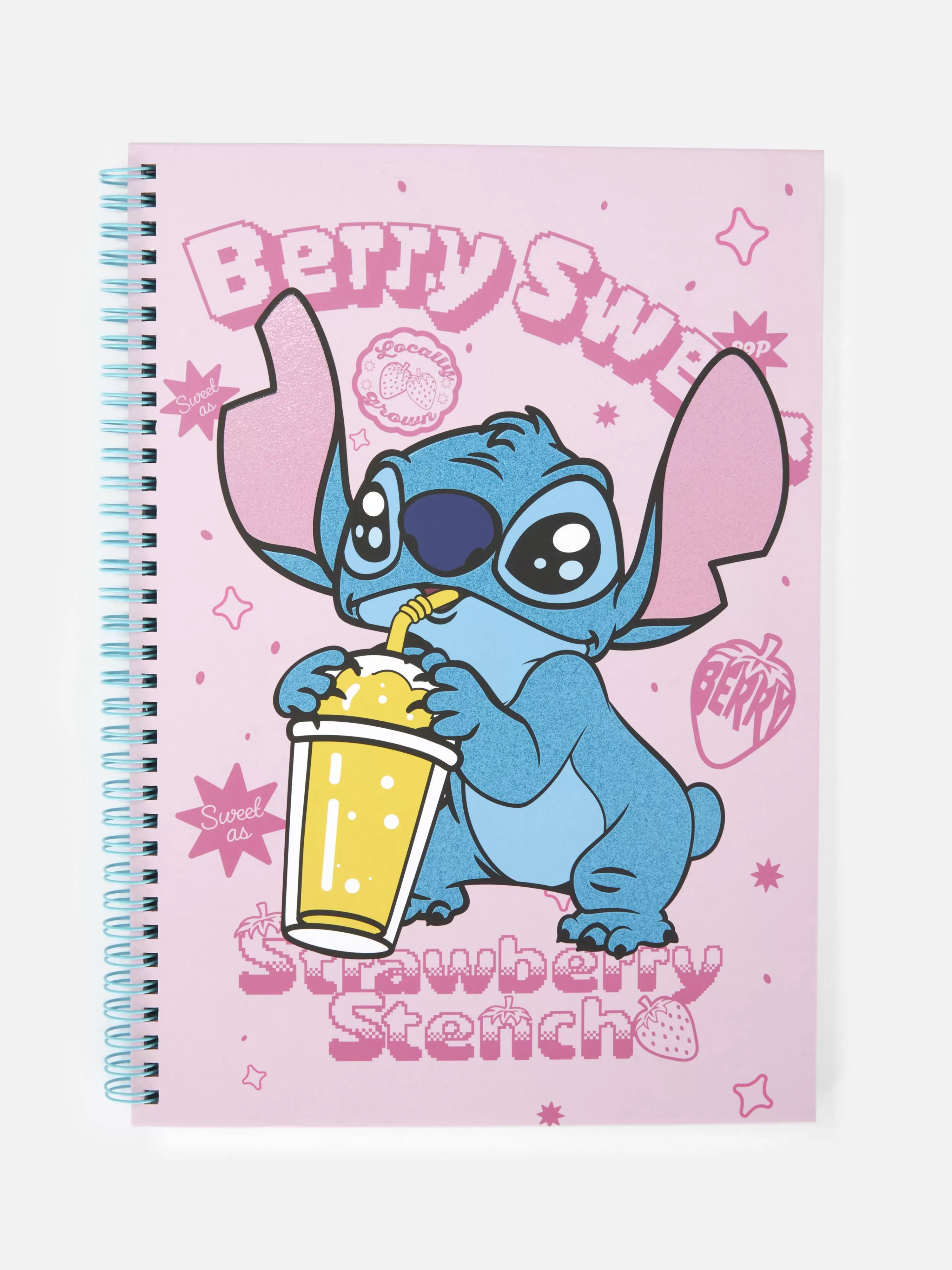 Primark Notizbücher | „Disneys Stitch“ A4-Notizbuch Mit Glitzer Multi