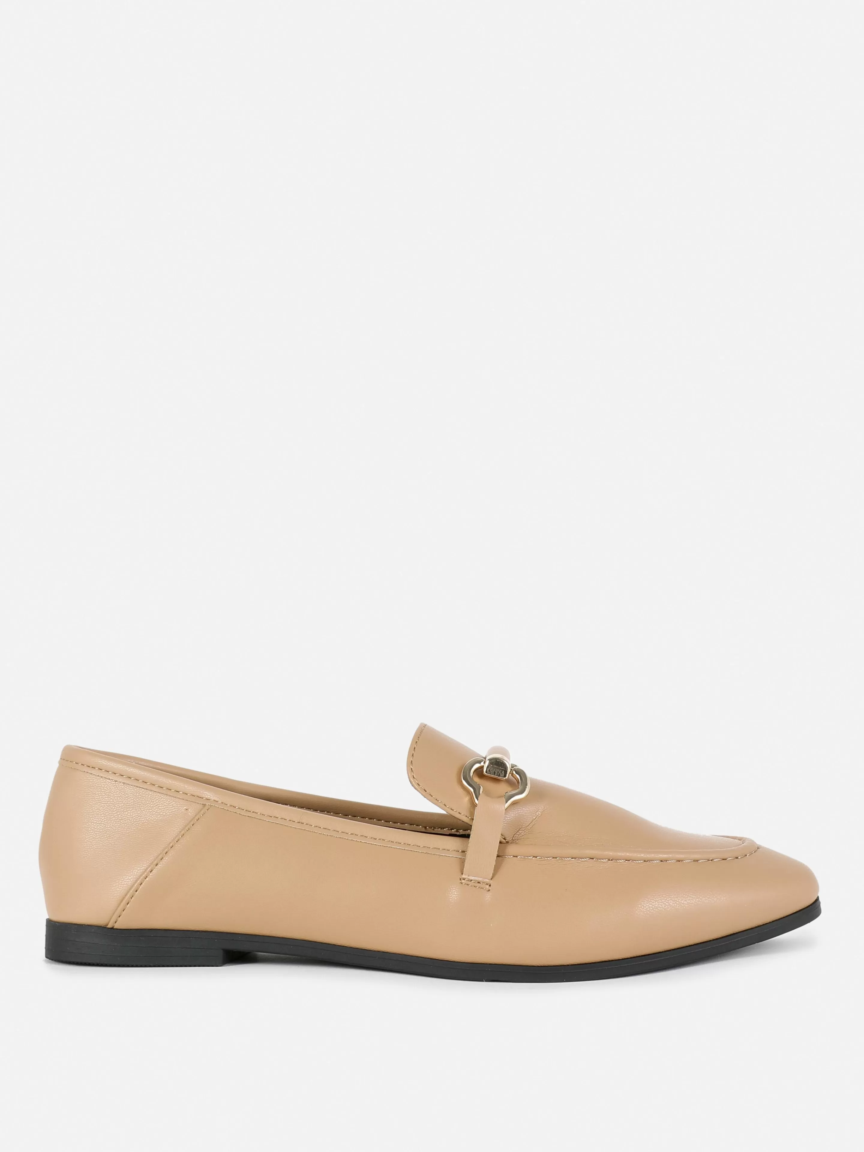 Primark Flache Schuhe | Elegante Loafer Mit Trense Braun