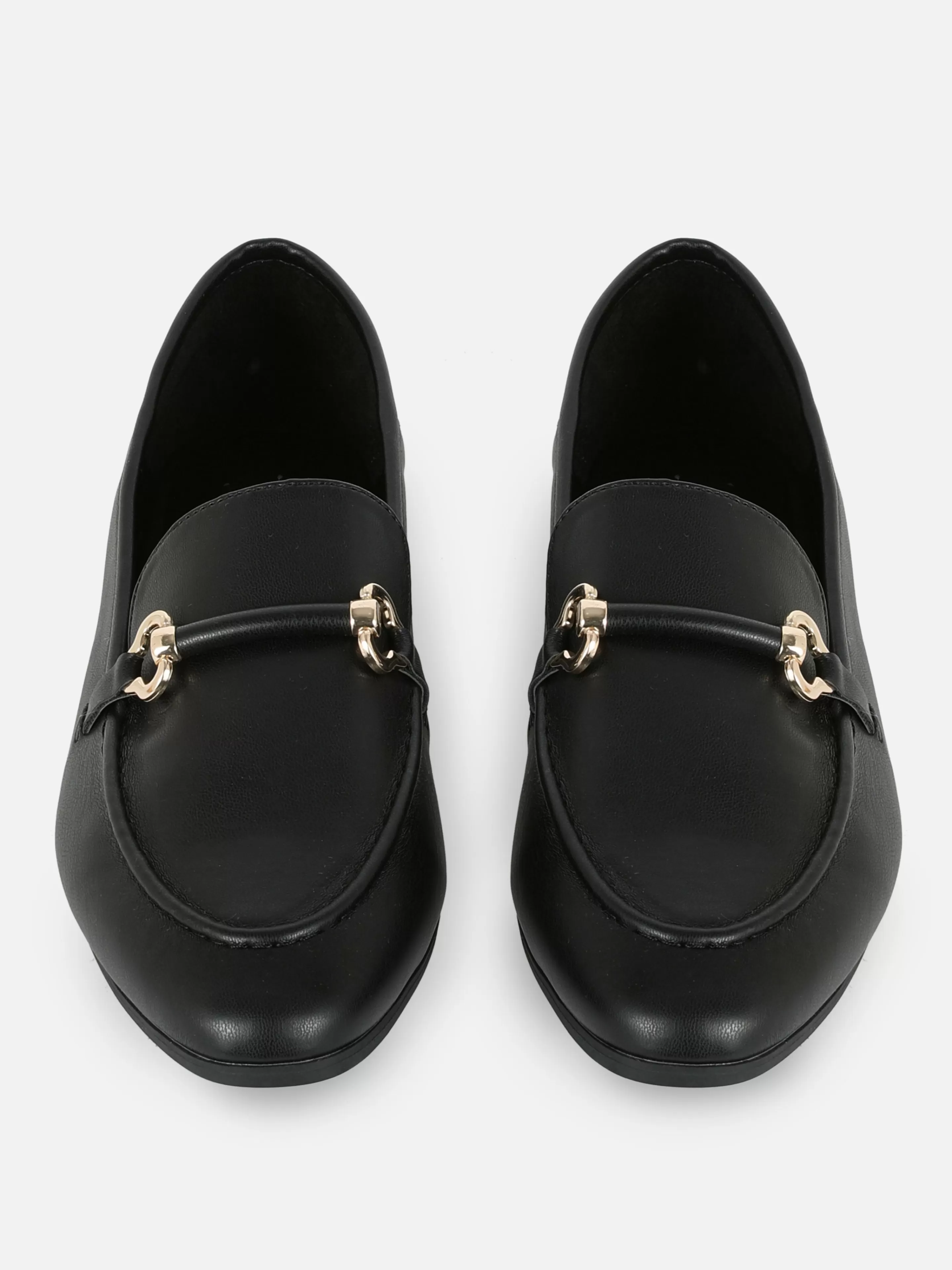 Primark Flache Schuhe | Elegante Loafer Mit Trense Schwarz