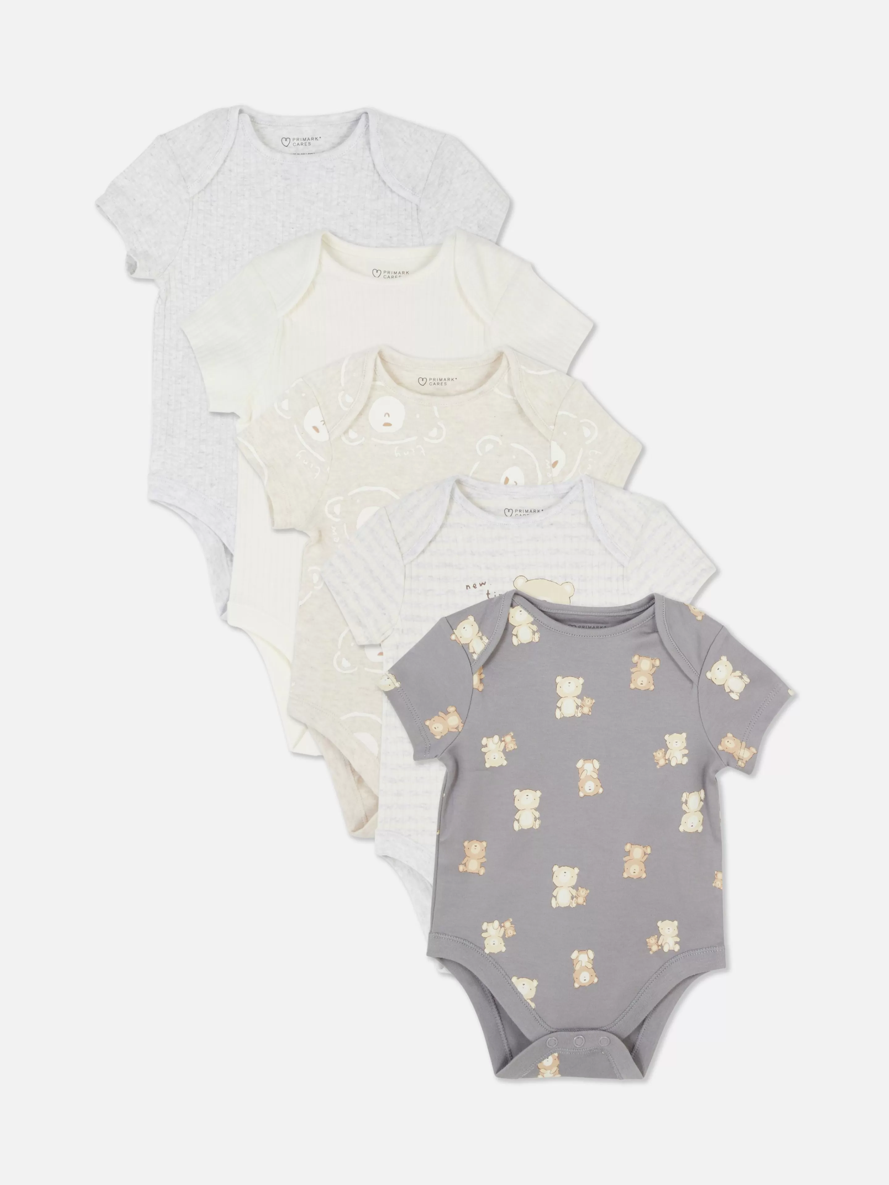 Primark Bodys Und Westen | Essential-Bodysuits, 5er-Pack Multi