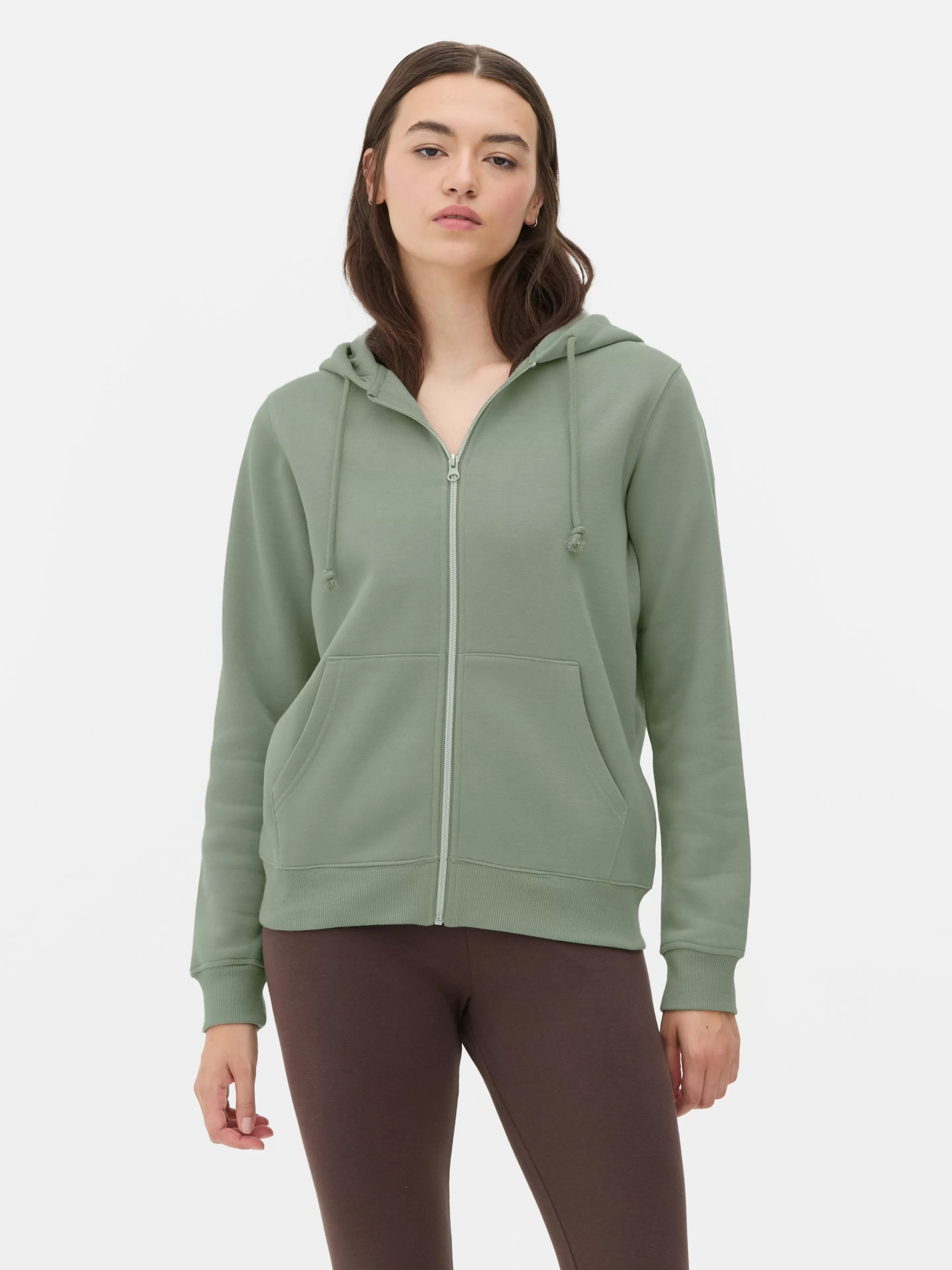 Primark Hoodies Und Sweatshirts | Essential-Hoodie Mit Reißverschluss Grün