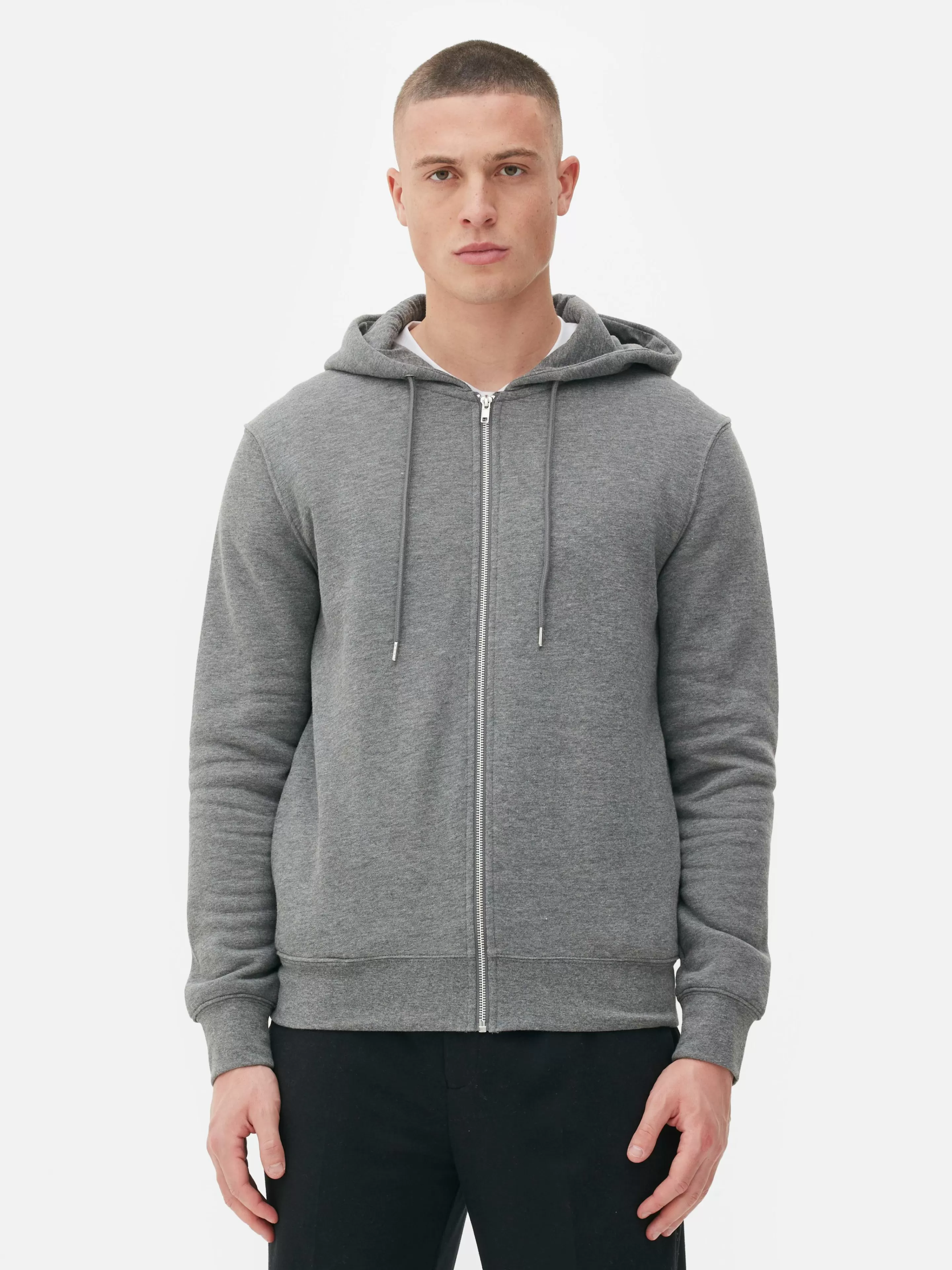 Primark Hoodies Und Sweatshirts | Essential-Hoodie Mit Reißverschluss Anthrazitfarben