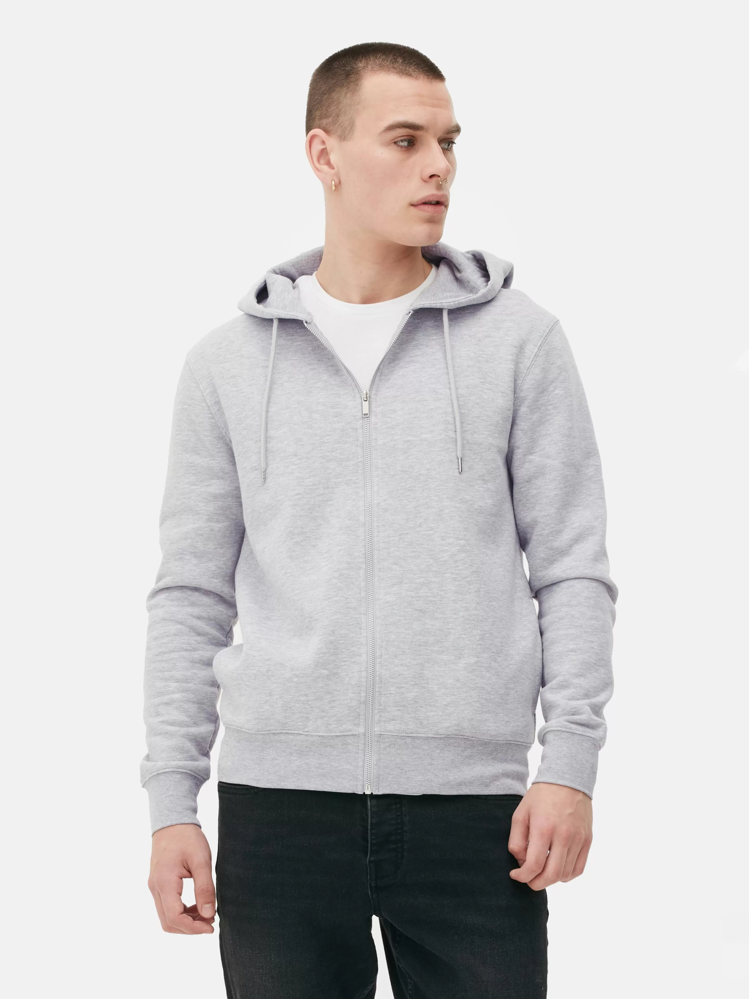 Primark Hoodies Und Sweatshirts | Essential-Hoodie Mit Reißverschluss Grau