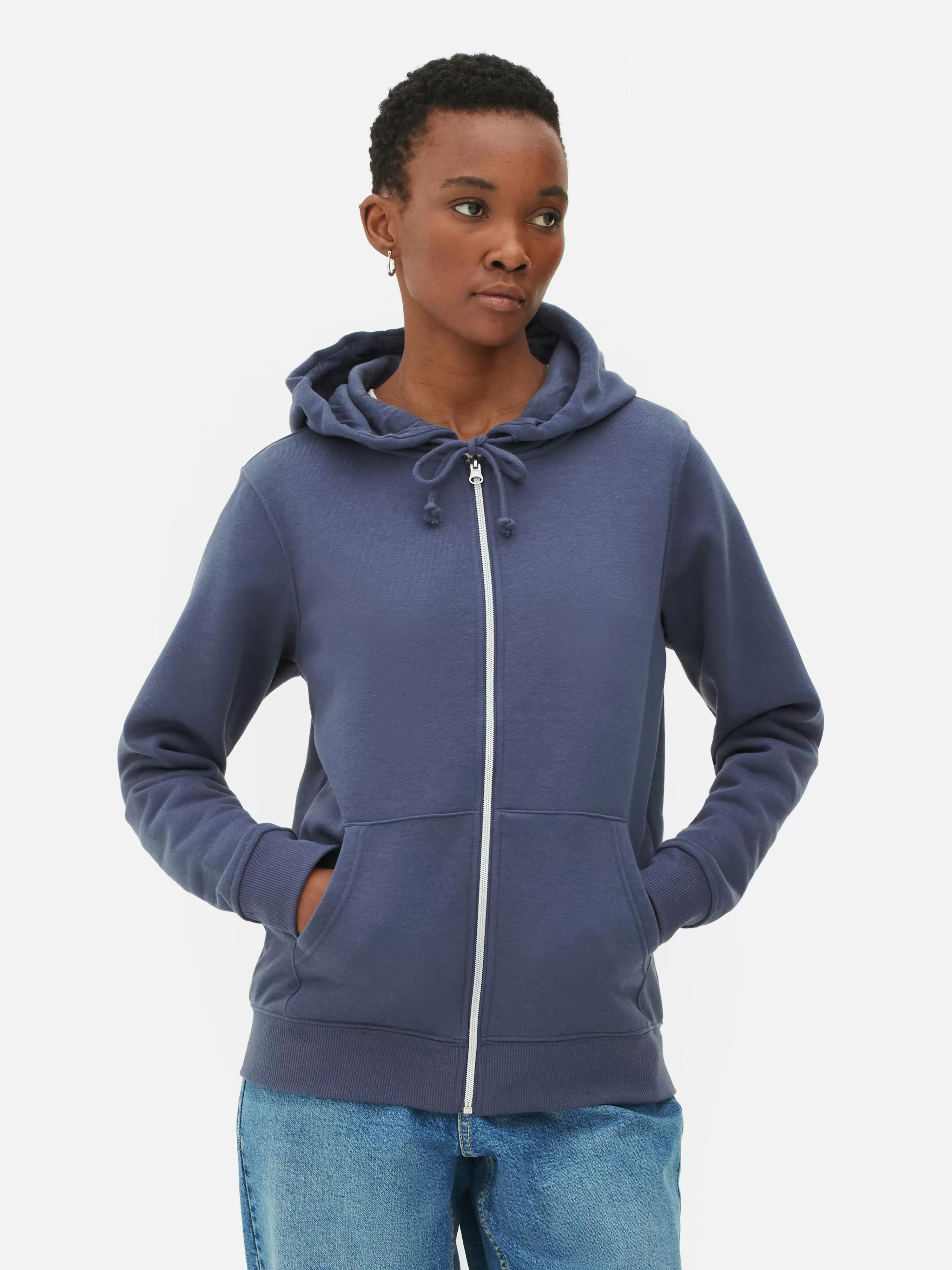 Primark Hoodies Und Sweatshirts | Essential-Hoodie Mit Reißverschluss Dunkelblau