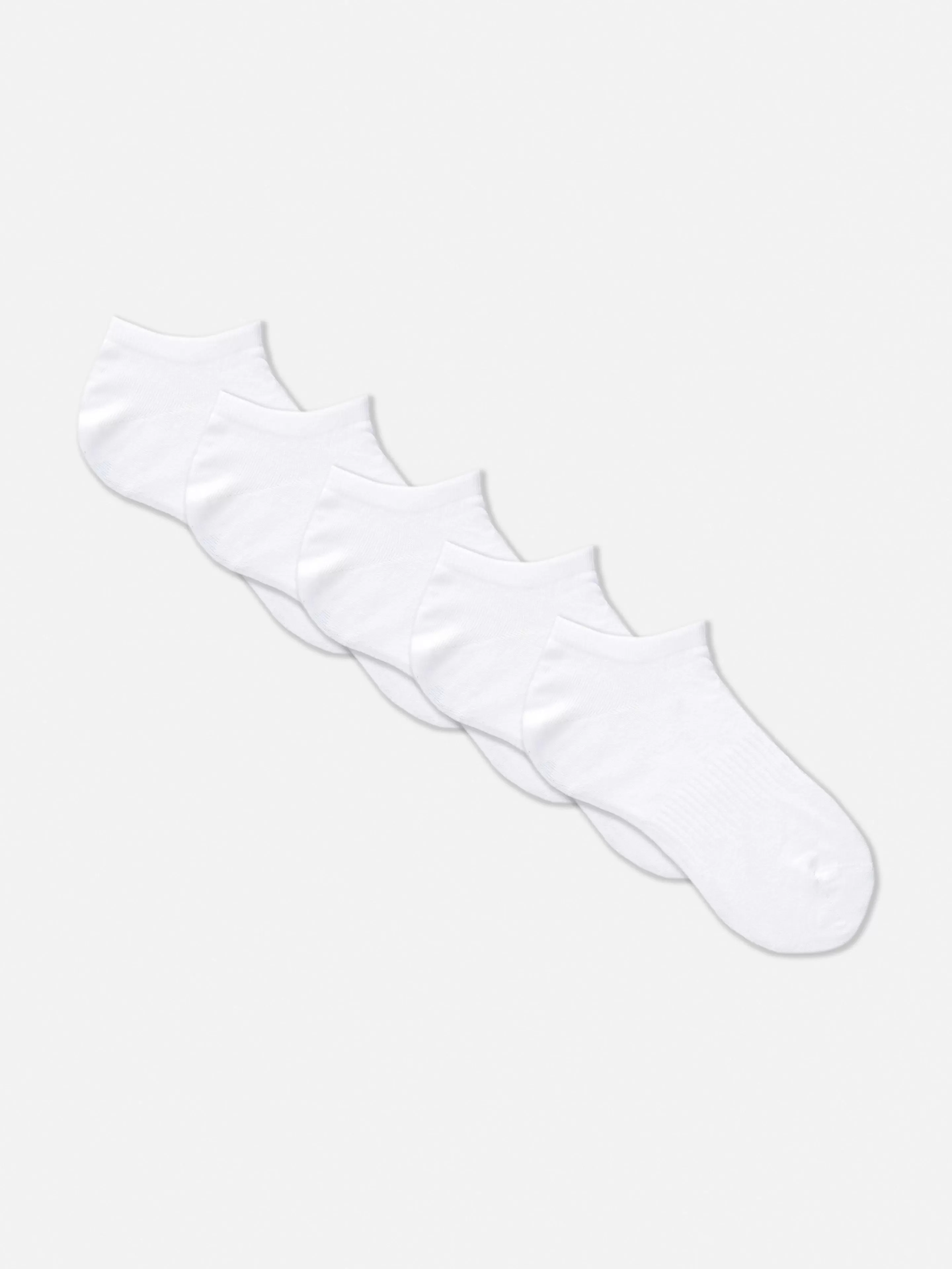 Primark Socken | Essential-Sneakersocken, 5er-Pack Weiß