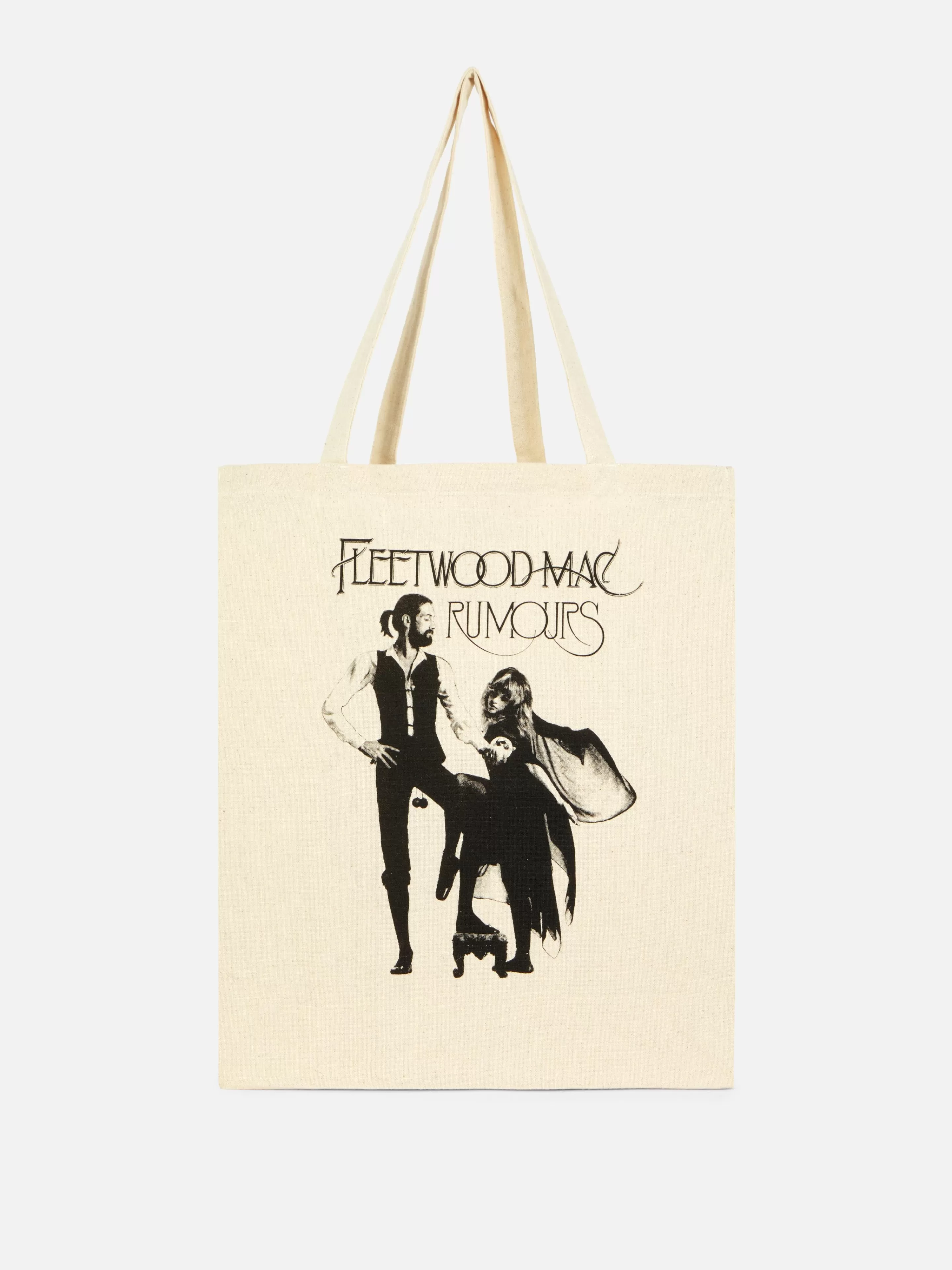 Primark Reiseaccessoires | „Fleetwood Mac“ Canvas-Beutel Naturfarben