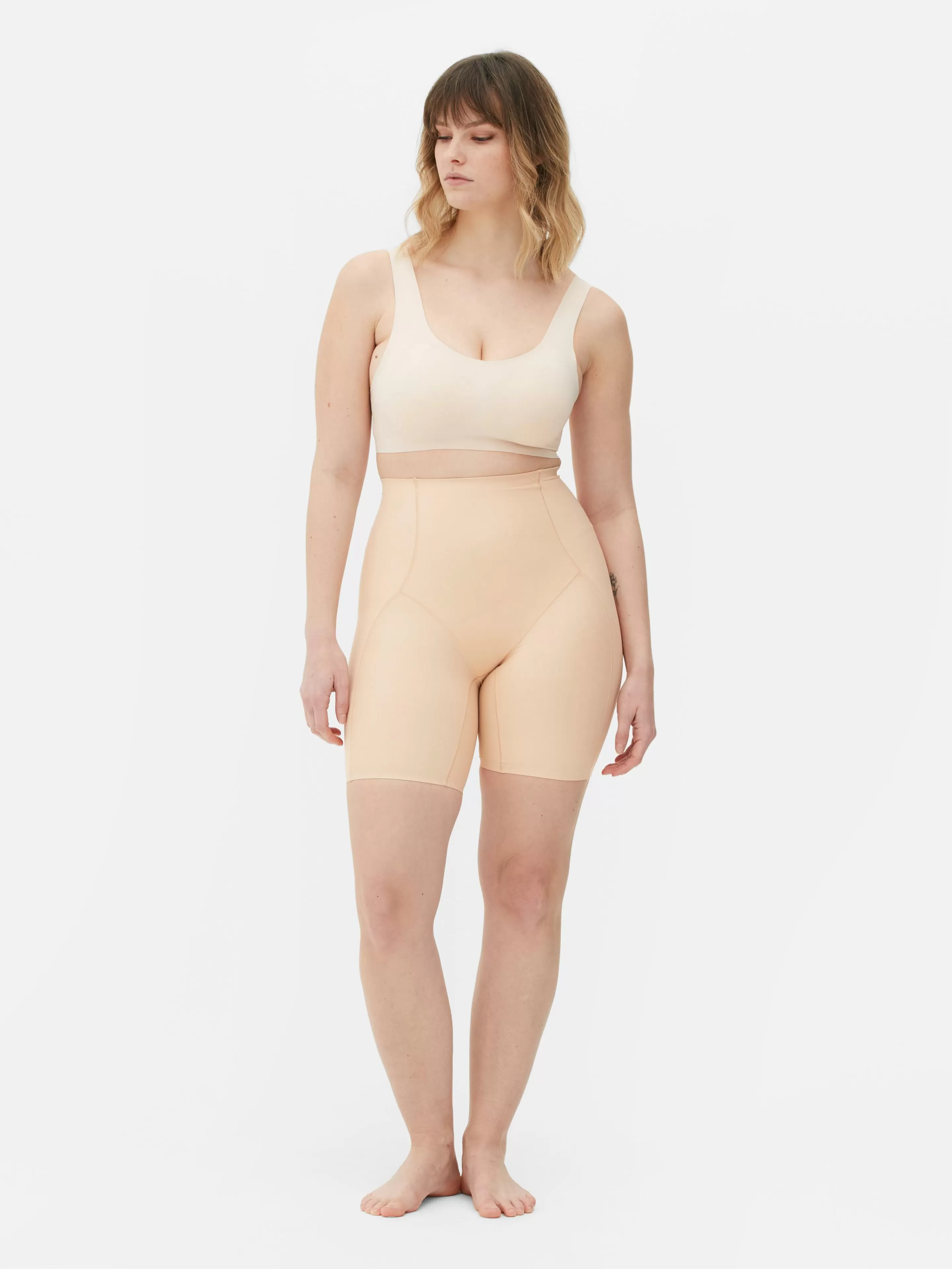 Primark Shapewear | Formgebende Shapewear-Shorts Taupefarben