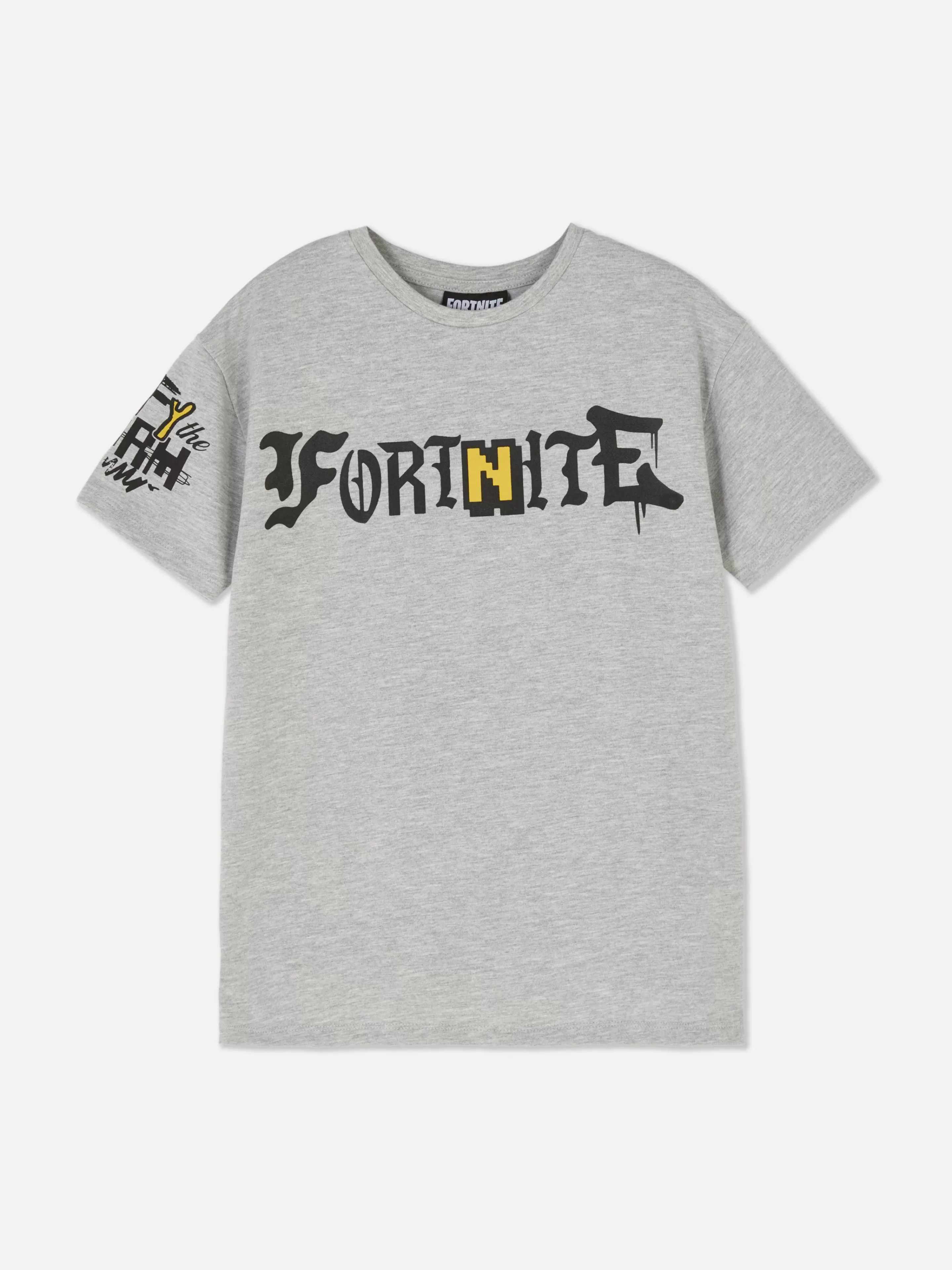 Primark Tops Und T-Shirts | „Fortnite Peely“ T-Shirt Grau