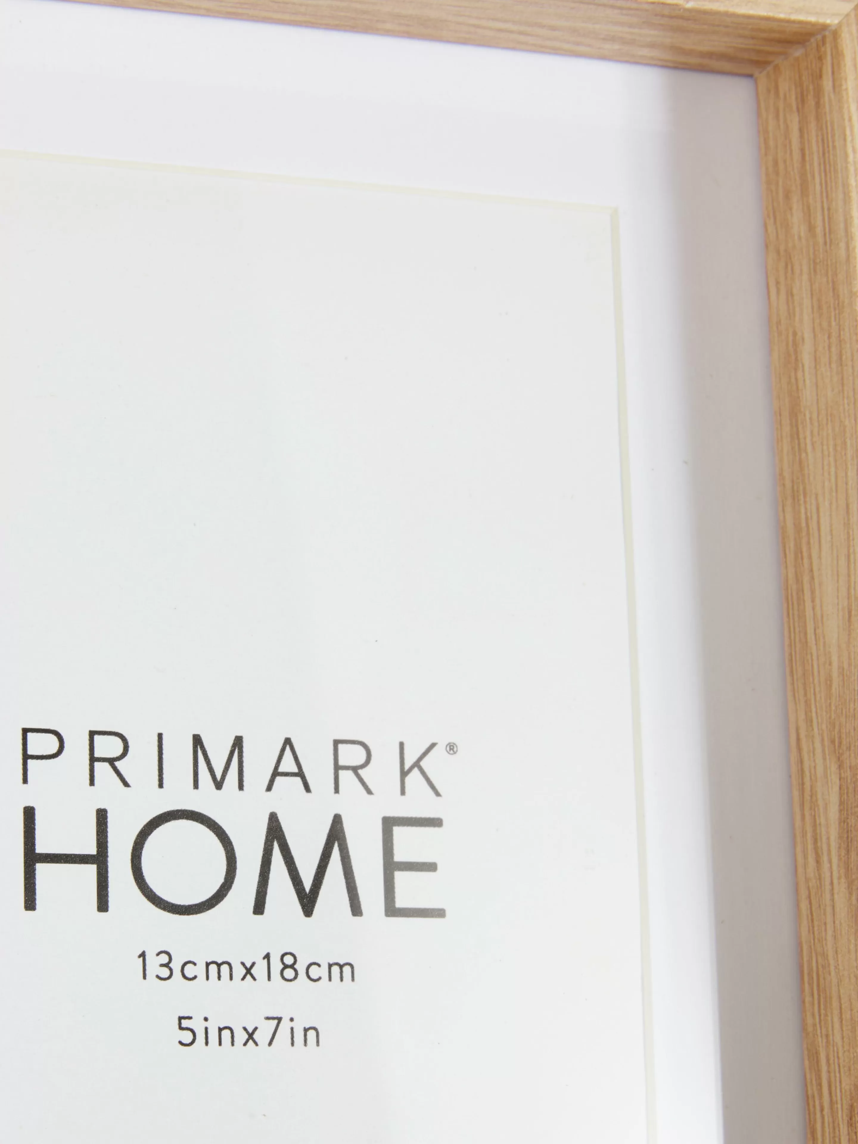 Primark Bilderrahmen Und Wandschmuck | Freistehender Essential Bilderrahmen Aus Holz Naturfarben