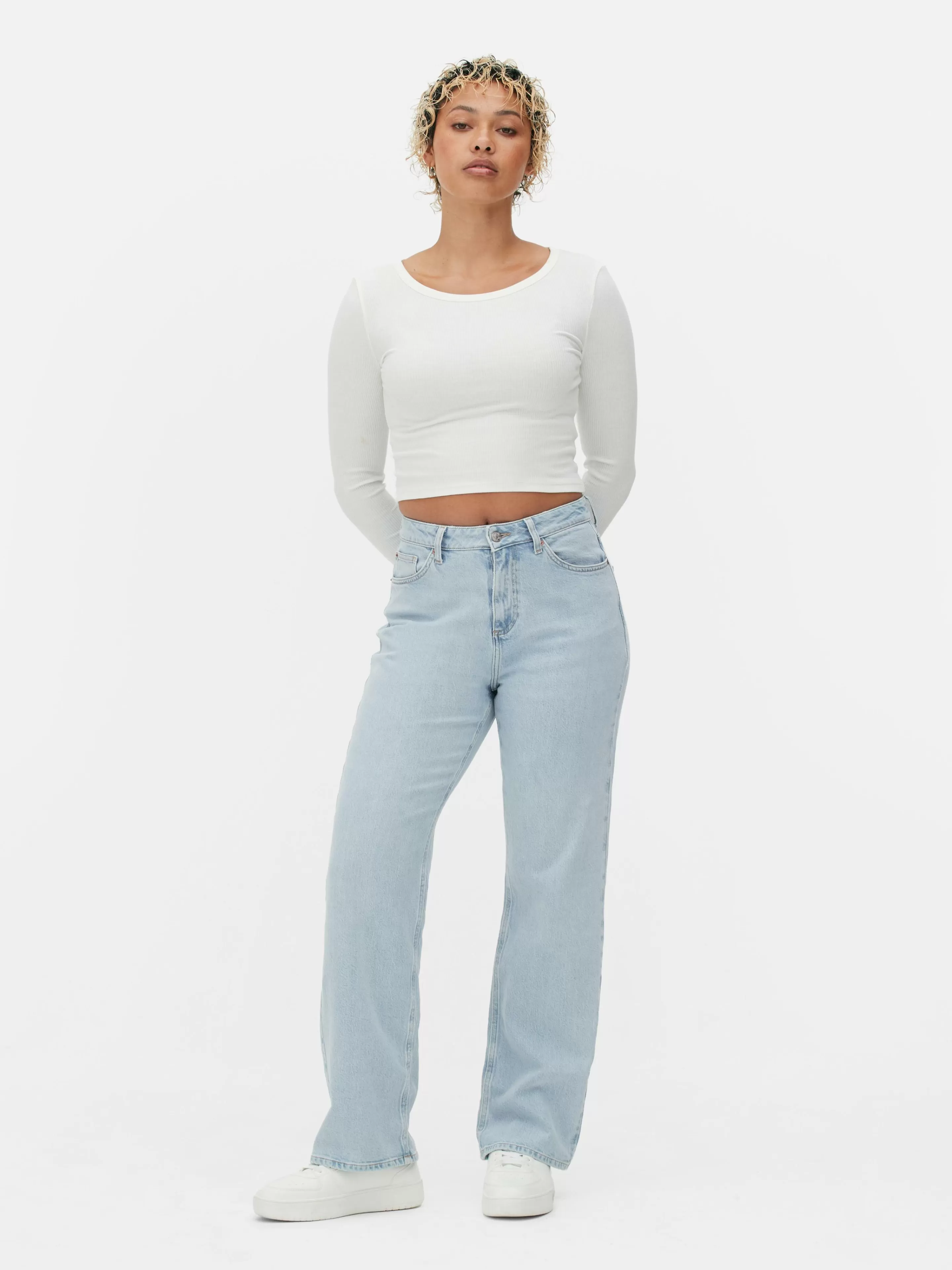 Primark Denim | Jeans | Gerade Geschnittene Denim-Jeans Hellblau