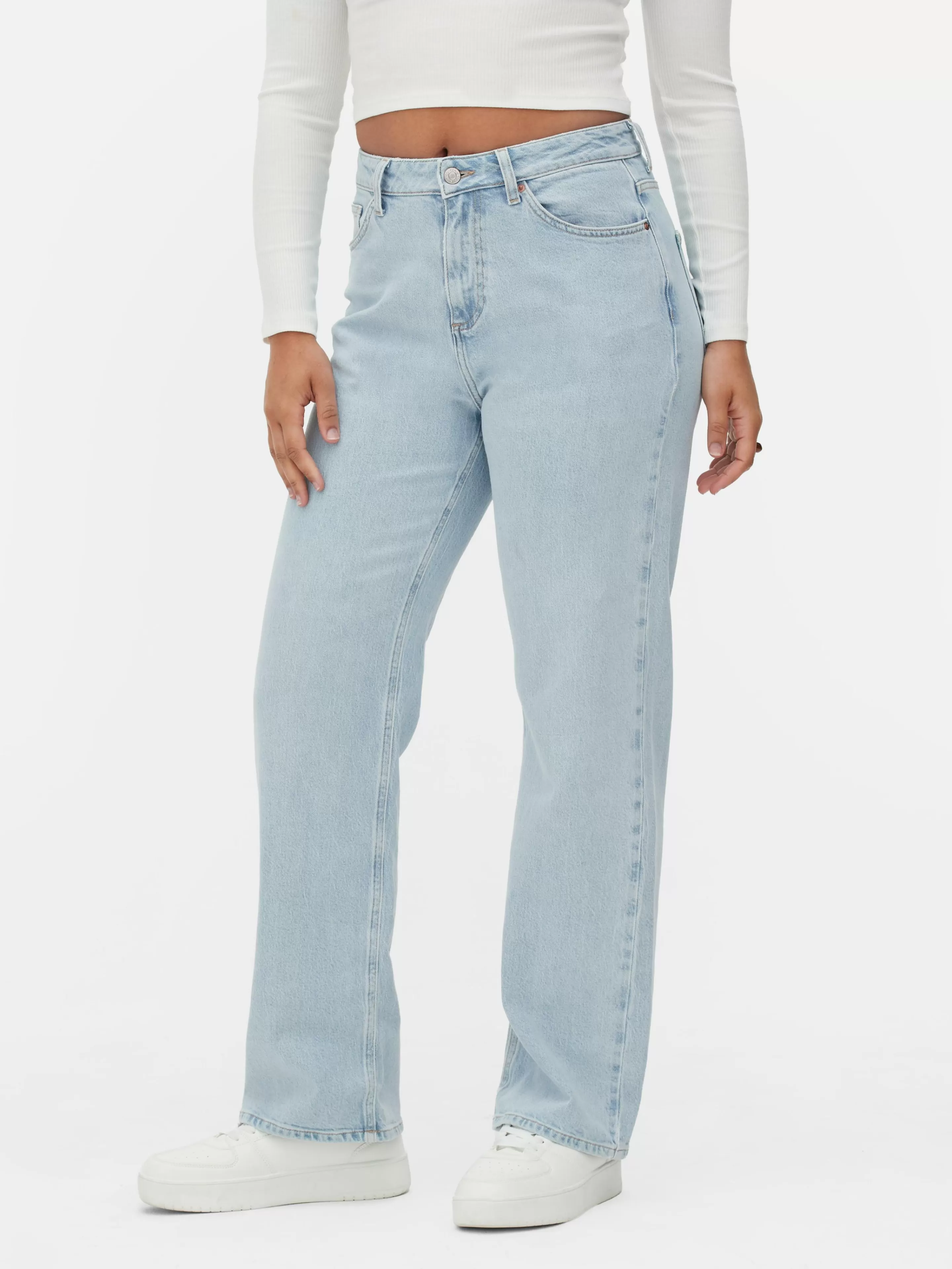 Primark Denim | Jeans | Gerade Geschnittene Denim-Jeans Hellblau