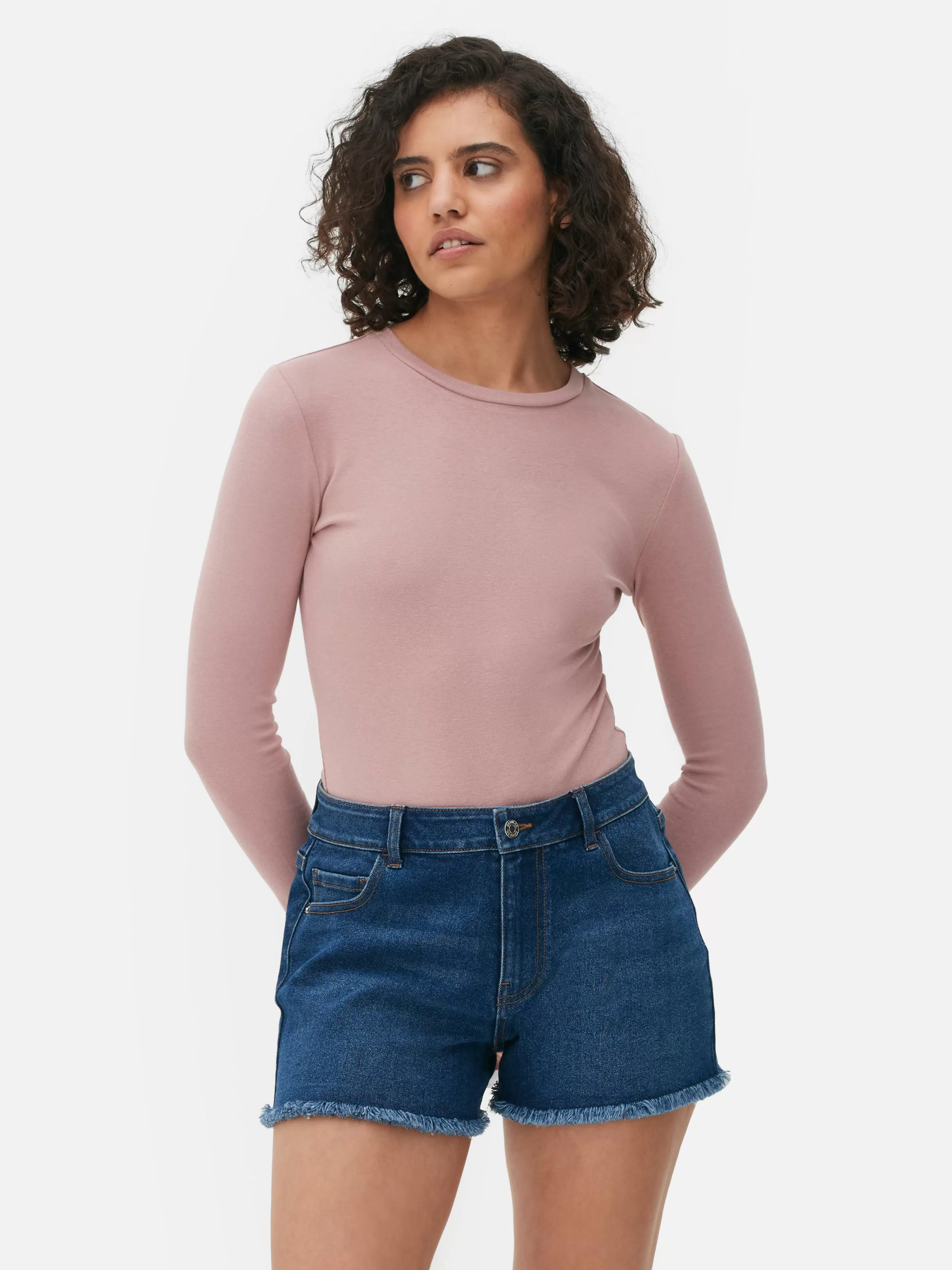 Primark Tops Und T-Shirts | Gerippter Body Mit Weicher Haptik Rosa