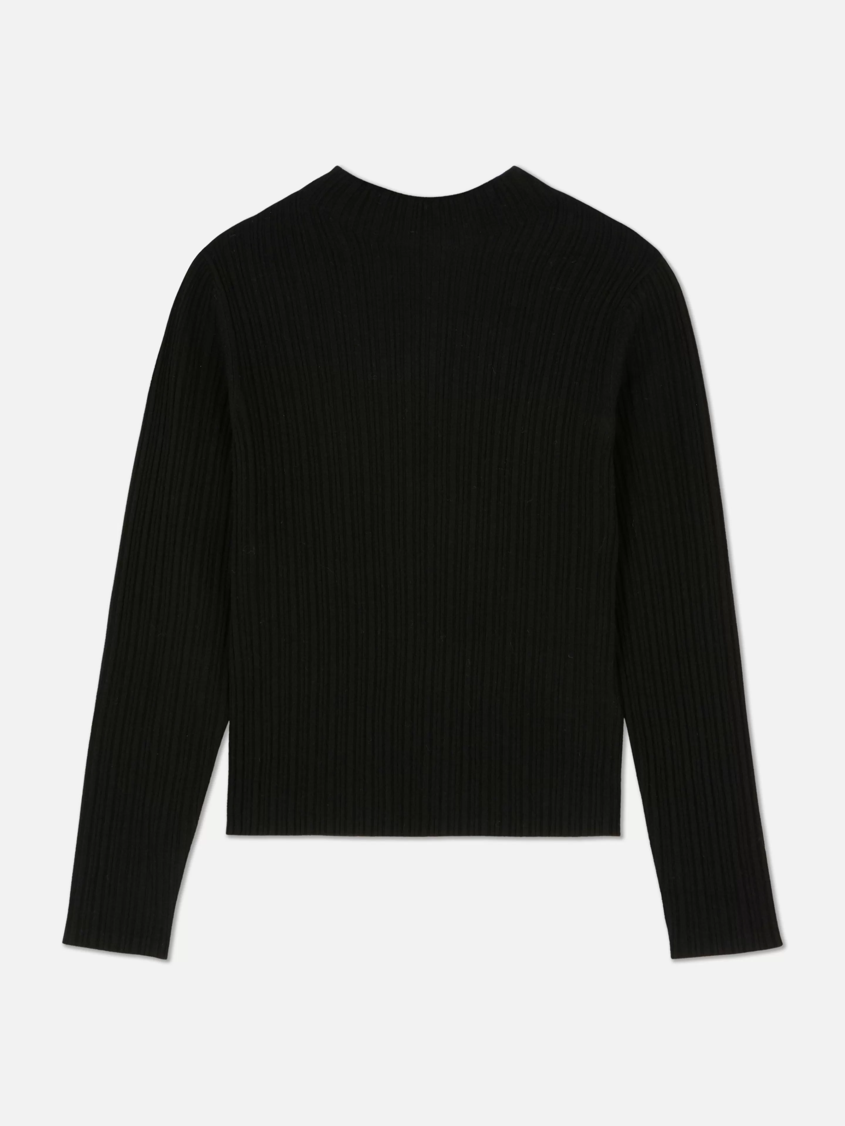 Primark Pullover Und Cardigans | Gerippter Rollkragenpullover Schwarz