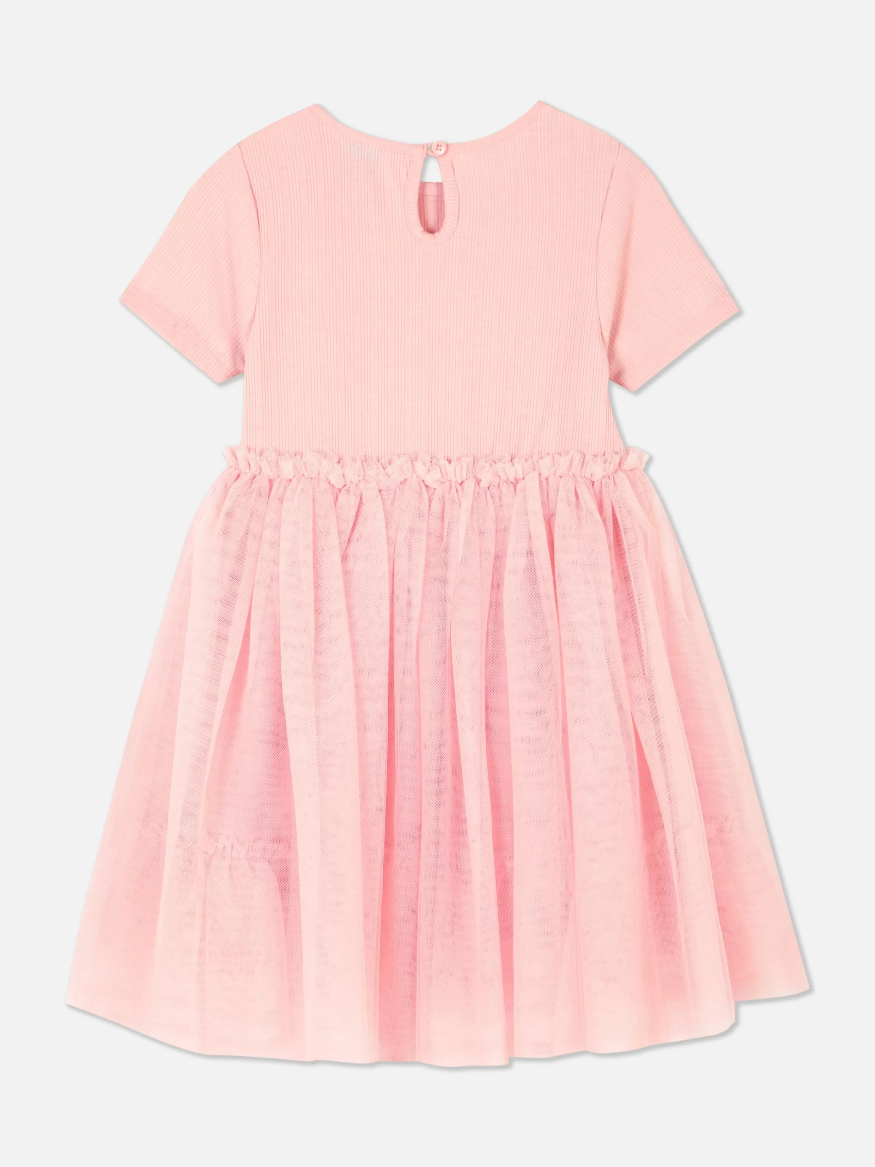 Primark Kleider | Geripptes Tutu-Kleid Rosa