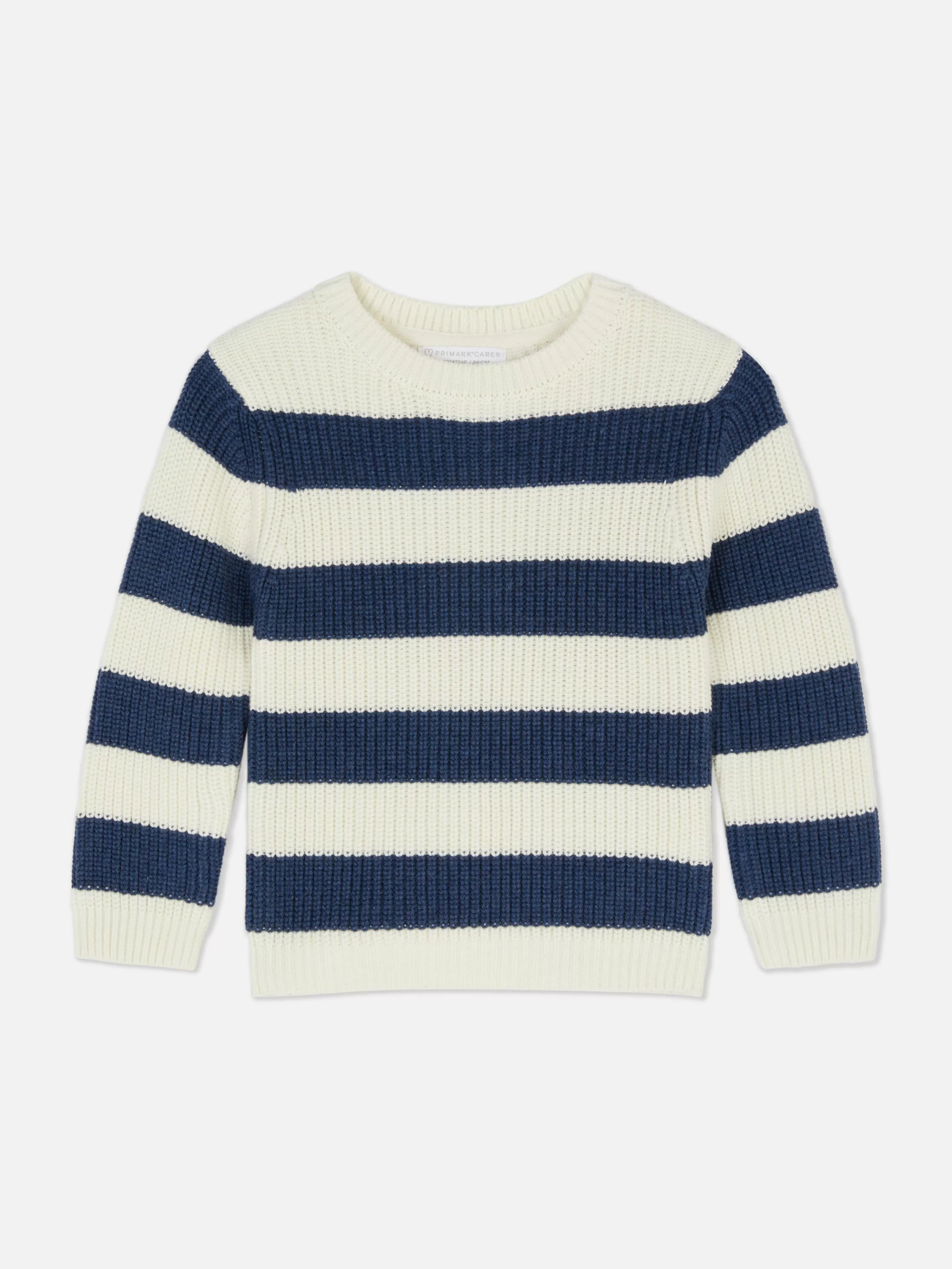 Primark Pullover Und Cardigans | Gestreifter Strickpullover Marineblau