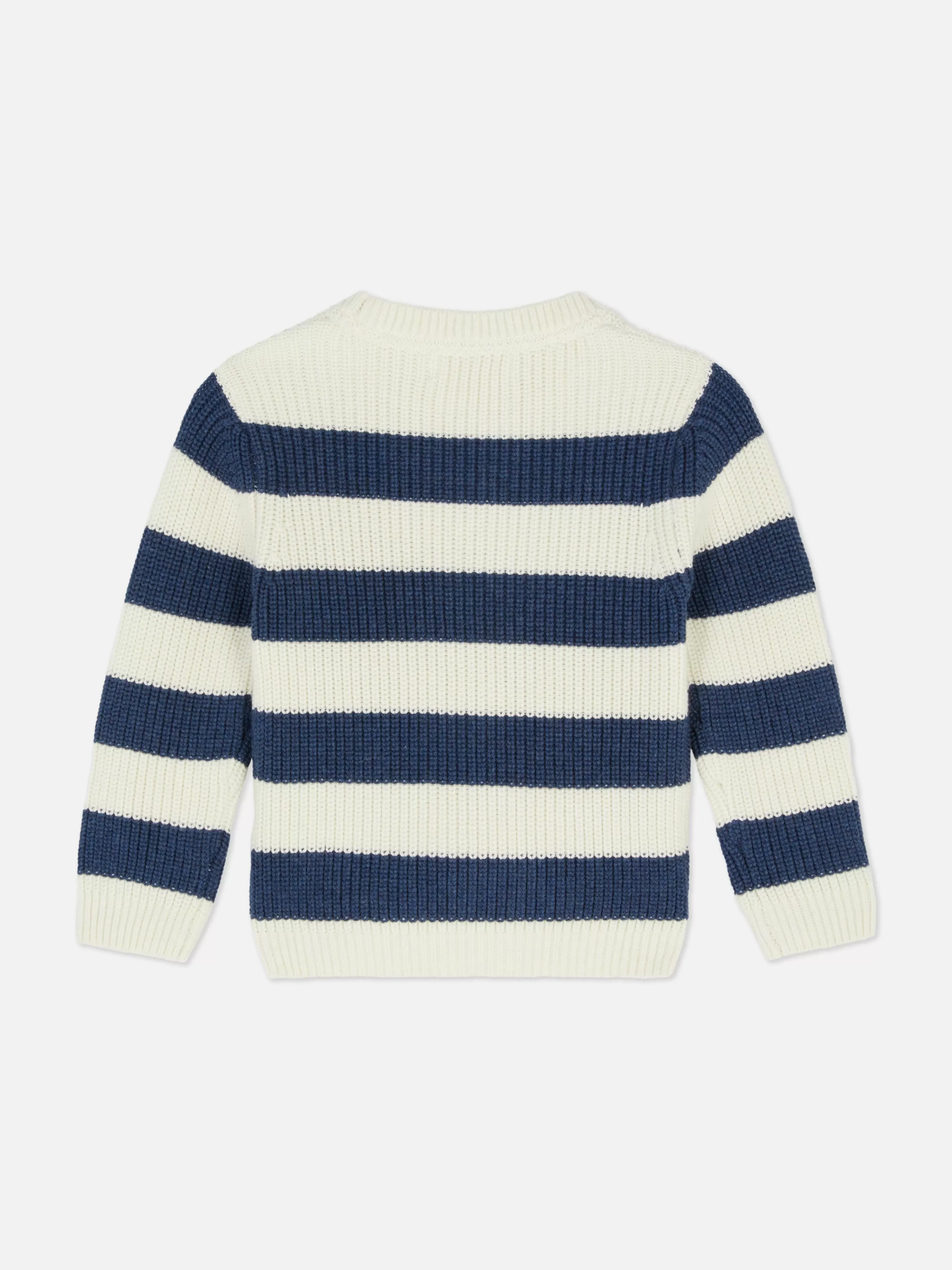 Primark Pullover Und Cardigans | Gestreifter Strickpullover Marineblau