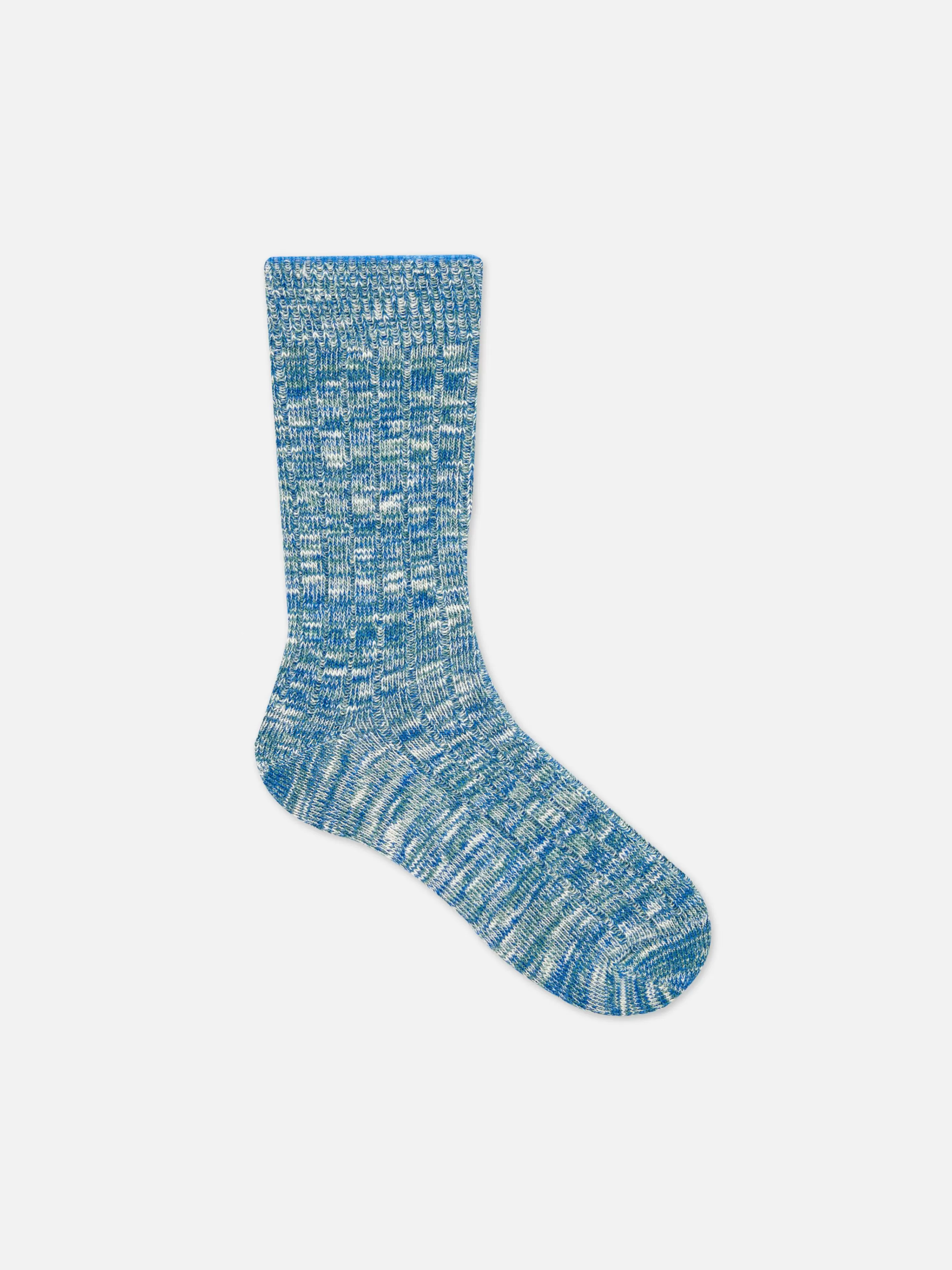 Primark Socken | Gestrickte „The Stronghold“ Crew-Socken Blau