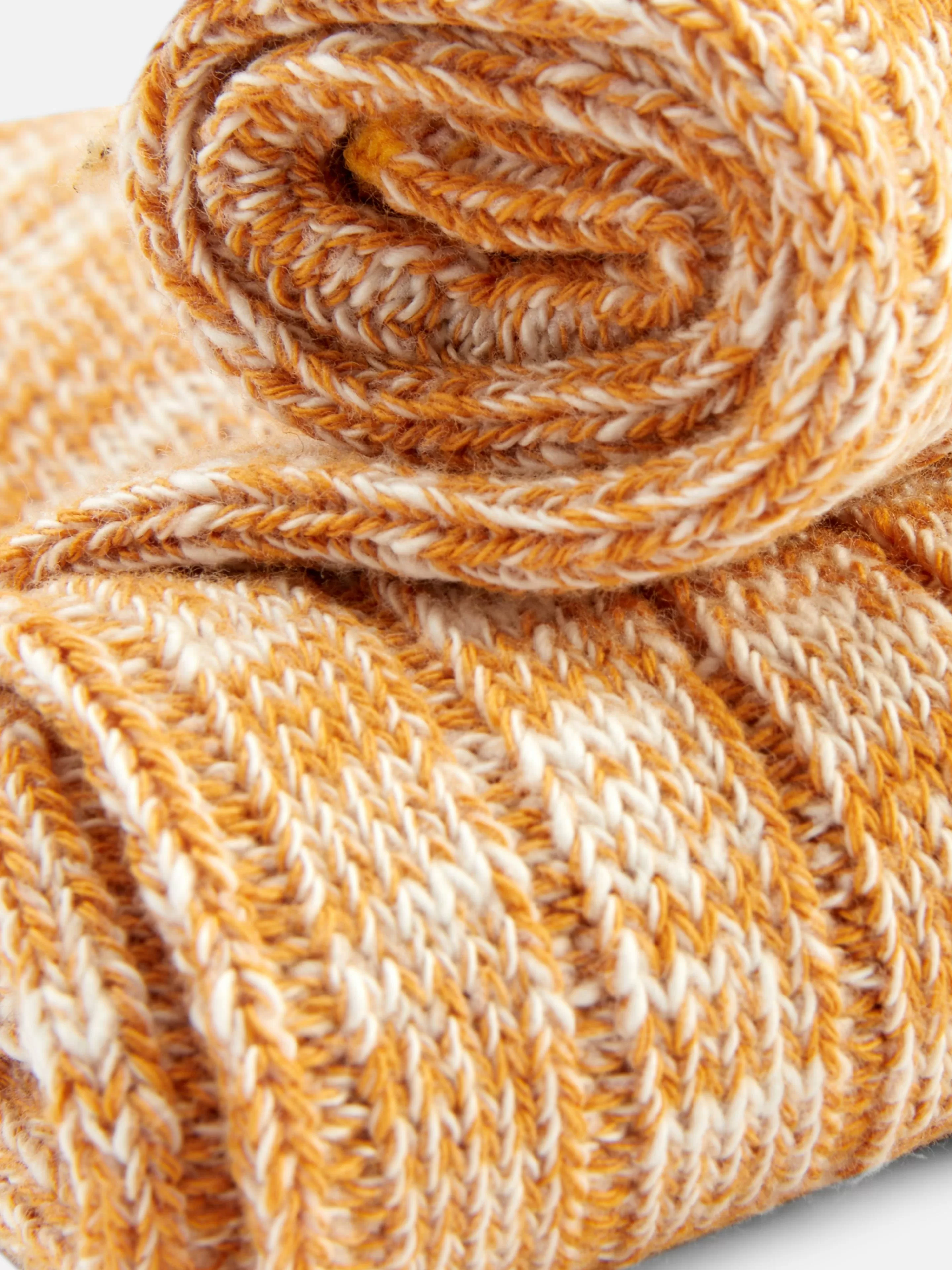 Primark Socken | Gestrickte „The Stronghold“ Crew-Socken Orange