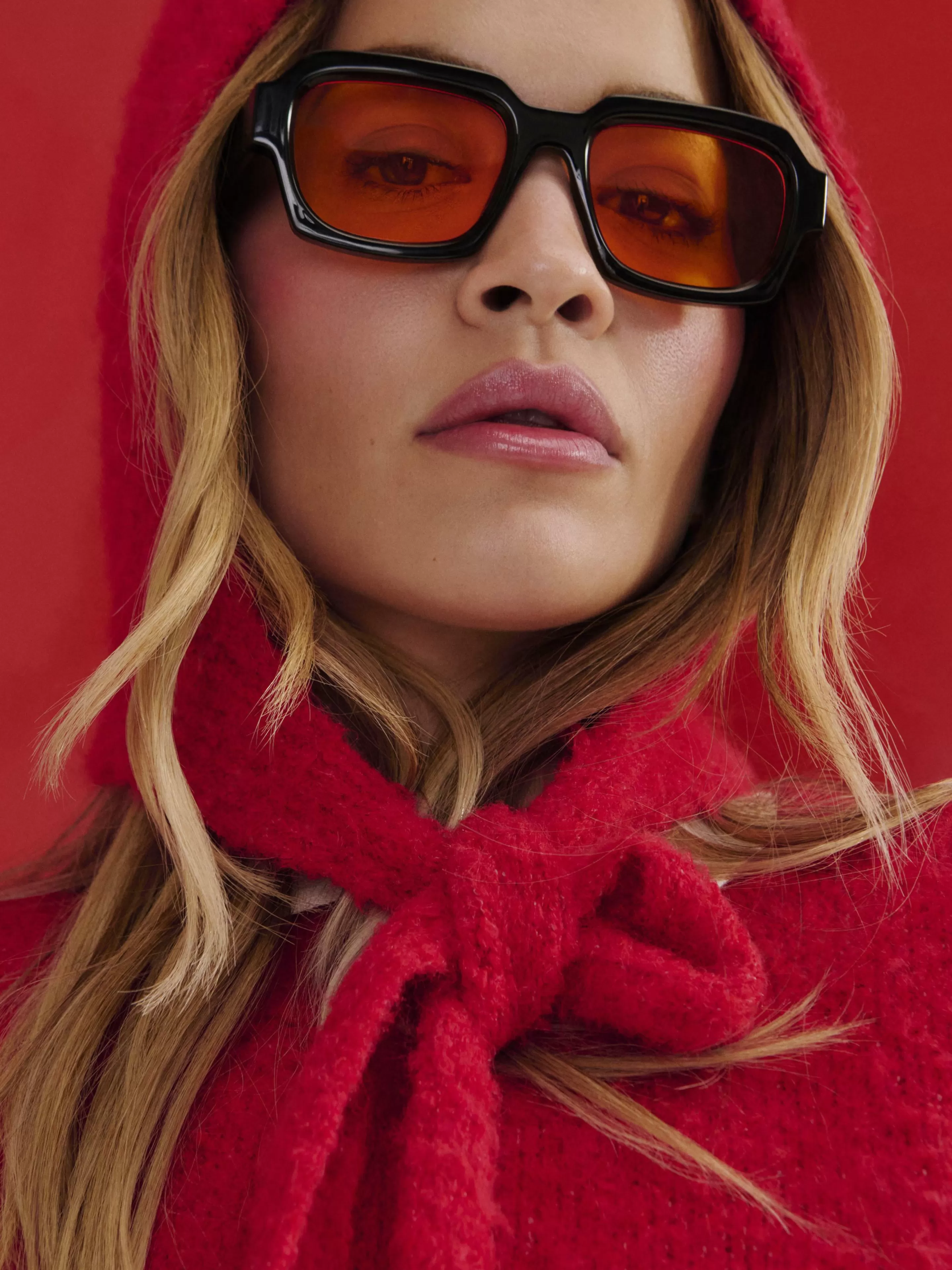 Primark Sonnenbrillen | Getönte „Rita Ora“ Sonnenbrille Im Retro-Stil Orange