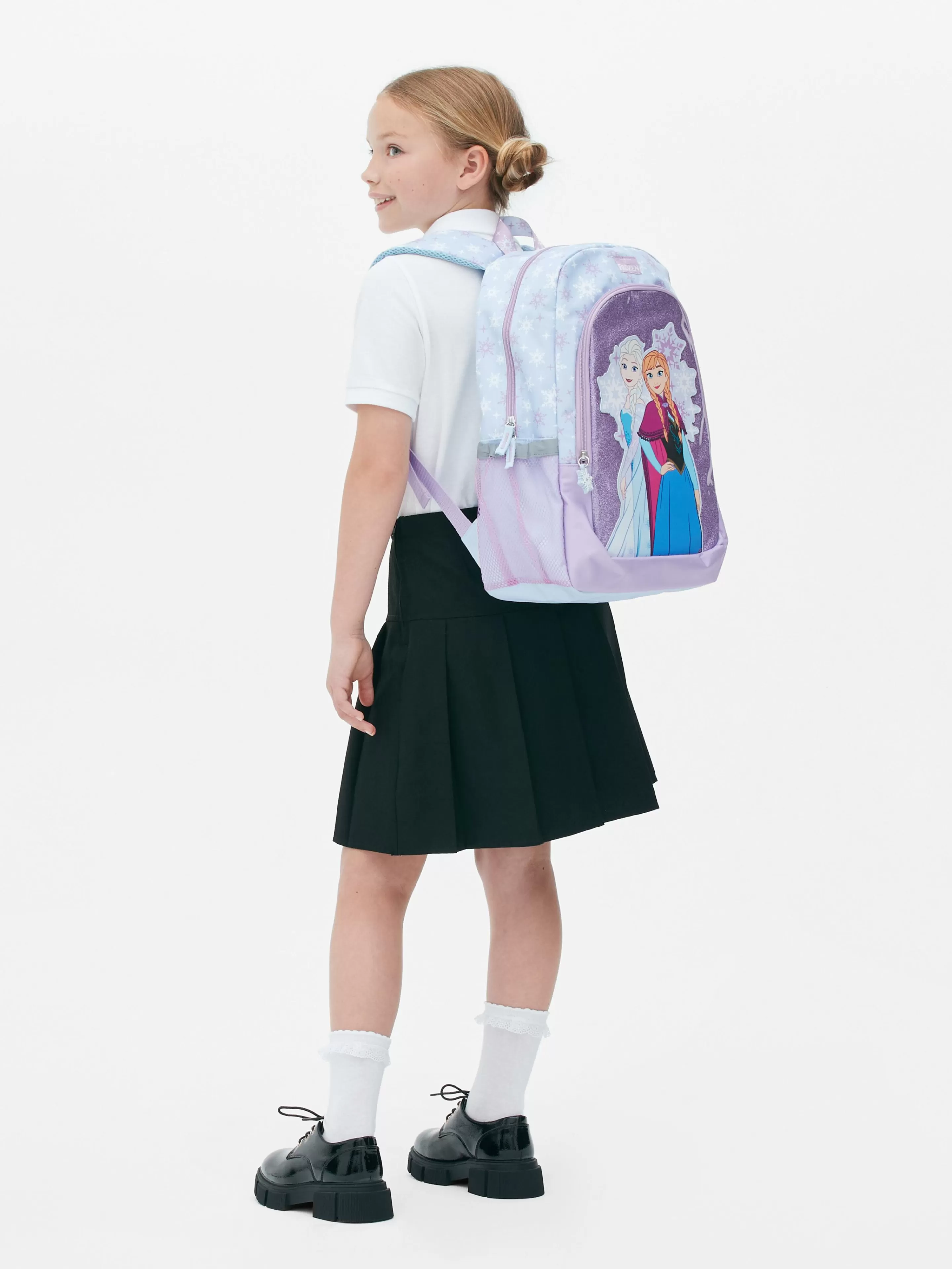 Primark Taschen | Glitzernder „Disney Die Eiskönigin“ Schulrucksack Lilafarben