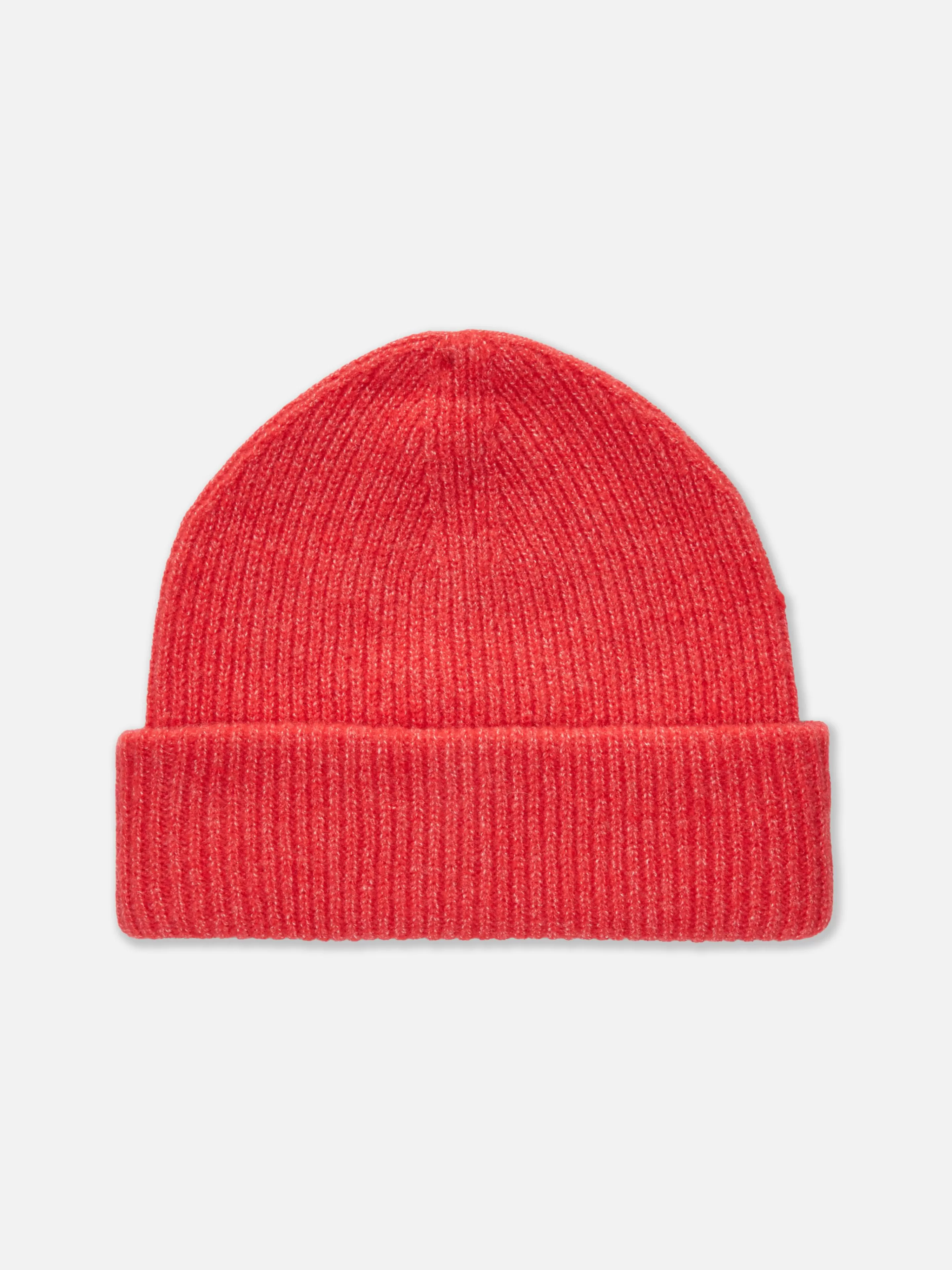 Primark Mützen, Handschuhe Und Schals | Grobstrick-Beanie Mit Umschlag Rot