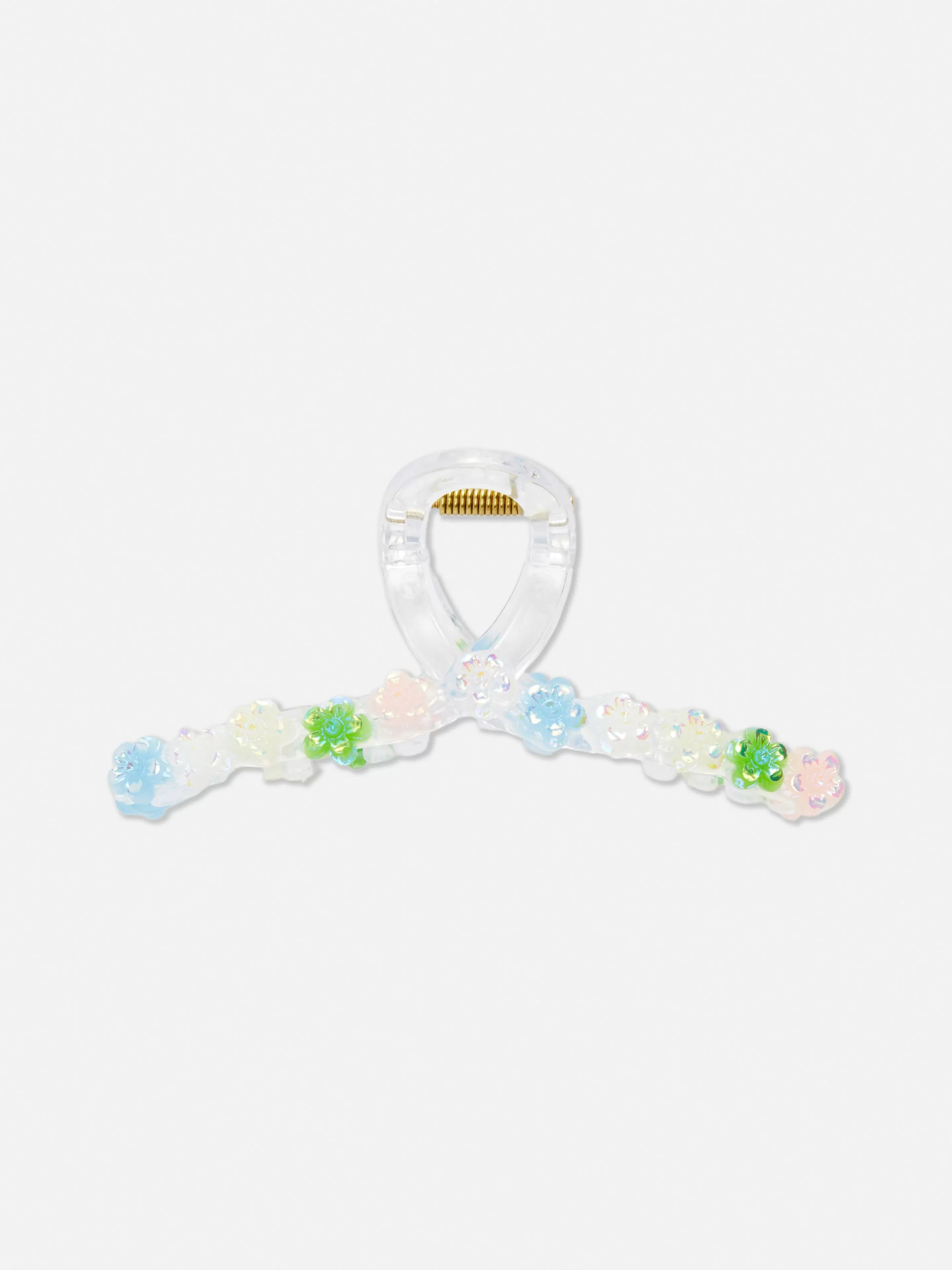 Primark Haarschmuck | Haarklammer Mit Blumendetail In Twist-Optik Transparent