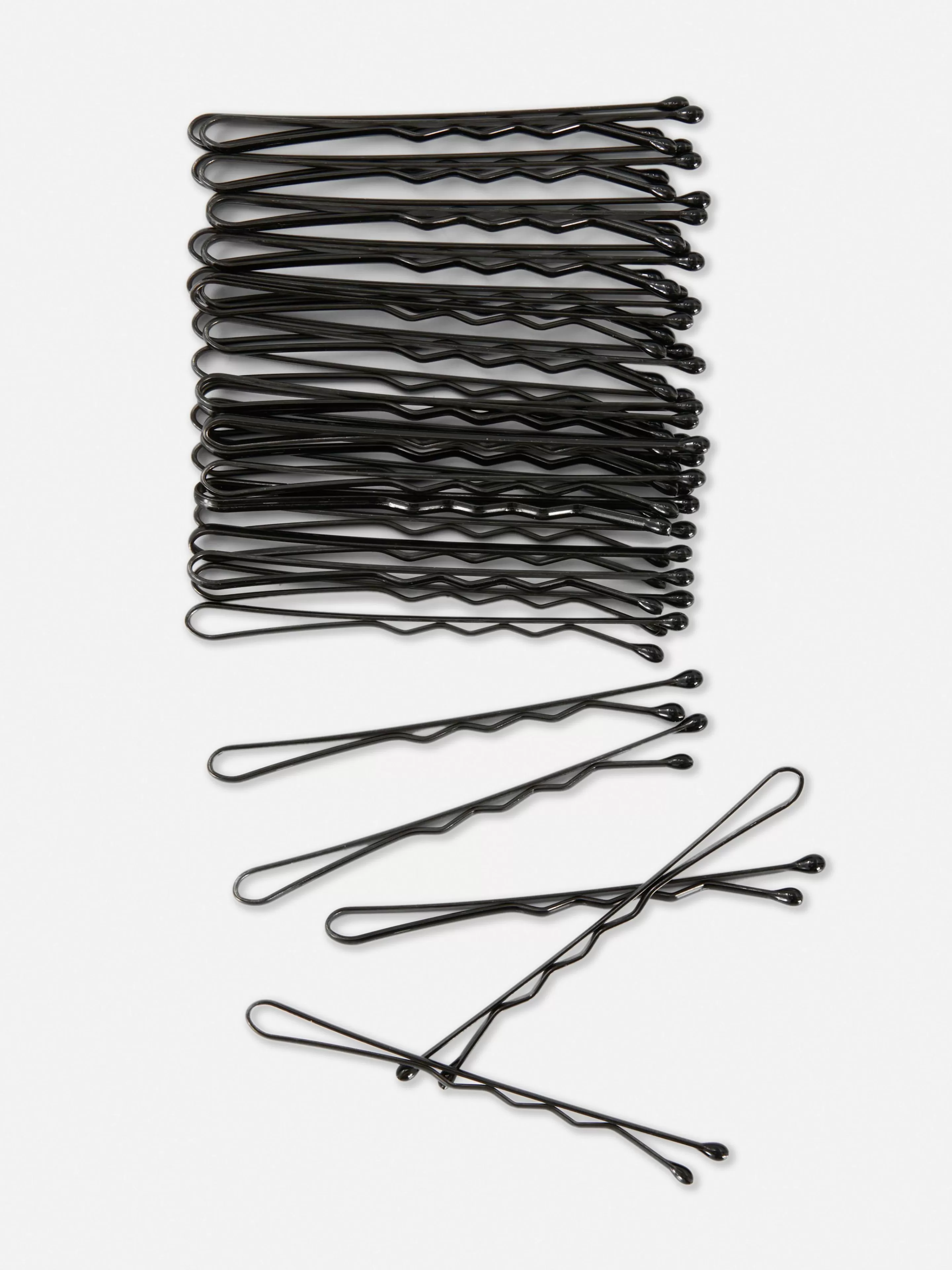 Primark Haarschmuck | Haarklammern, 60er-Pack Schwarz