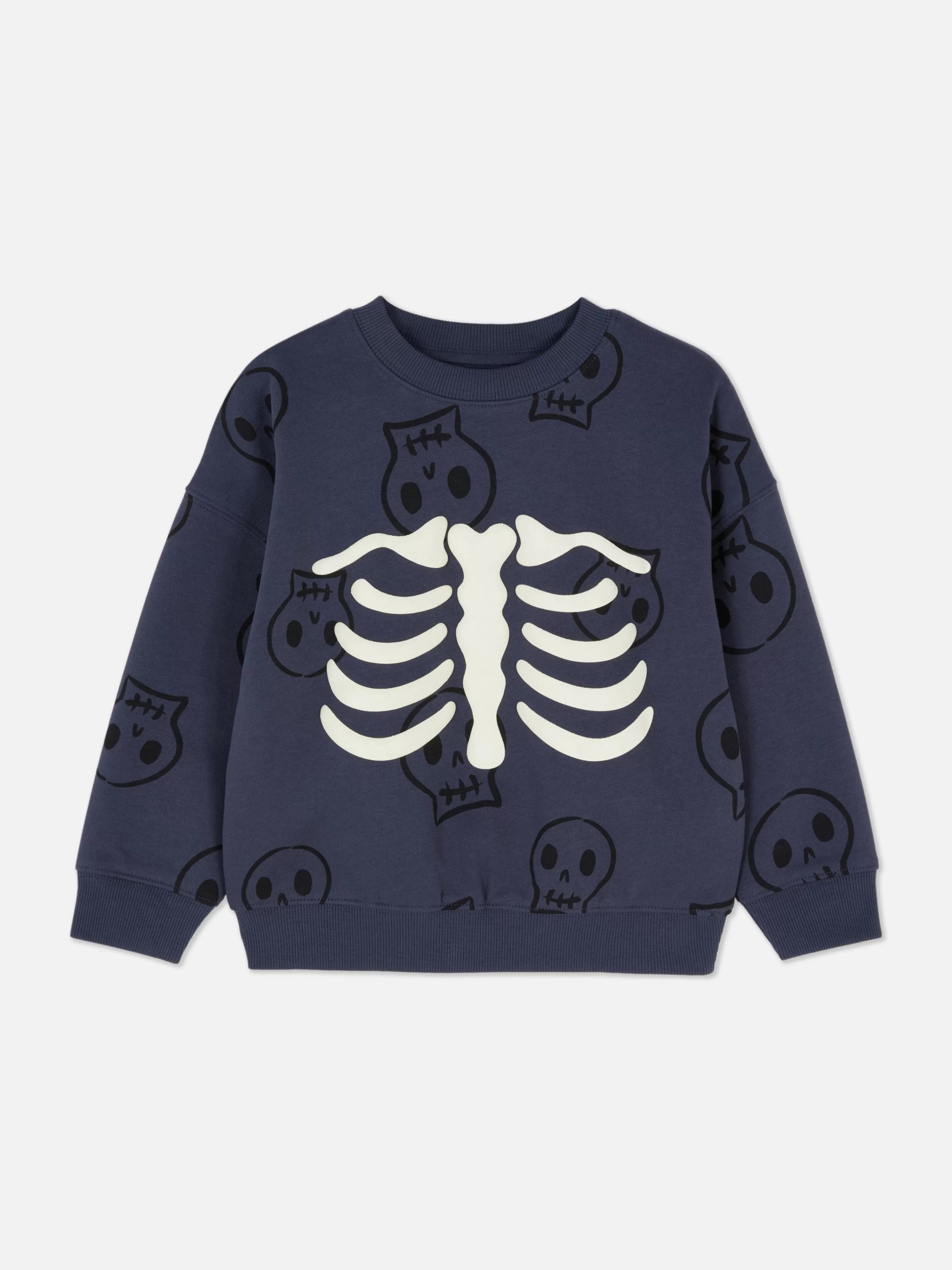 Primark Halloween-Kostüme Für Kinder | Halloween Alle | „Halloween“ Langärmeliges Sweatshirt Grau