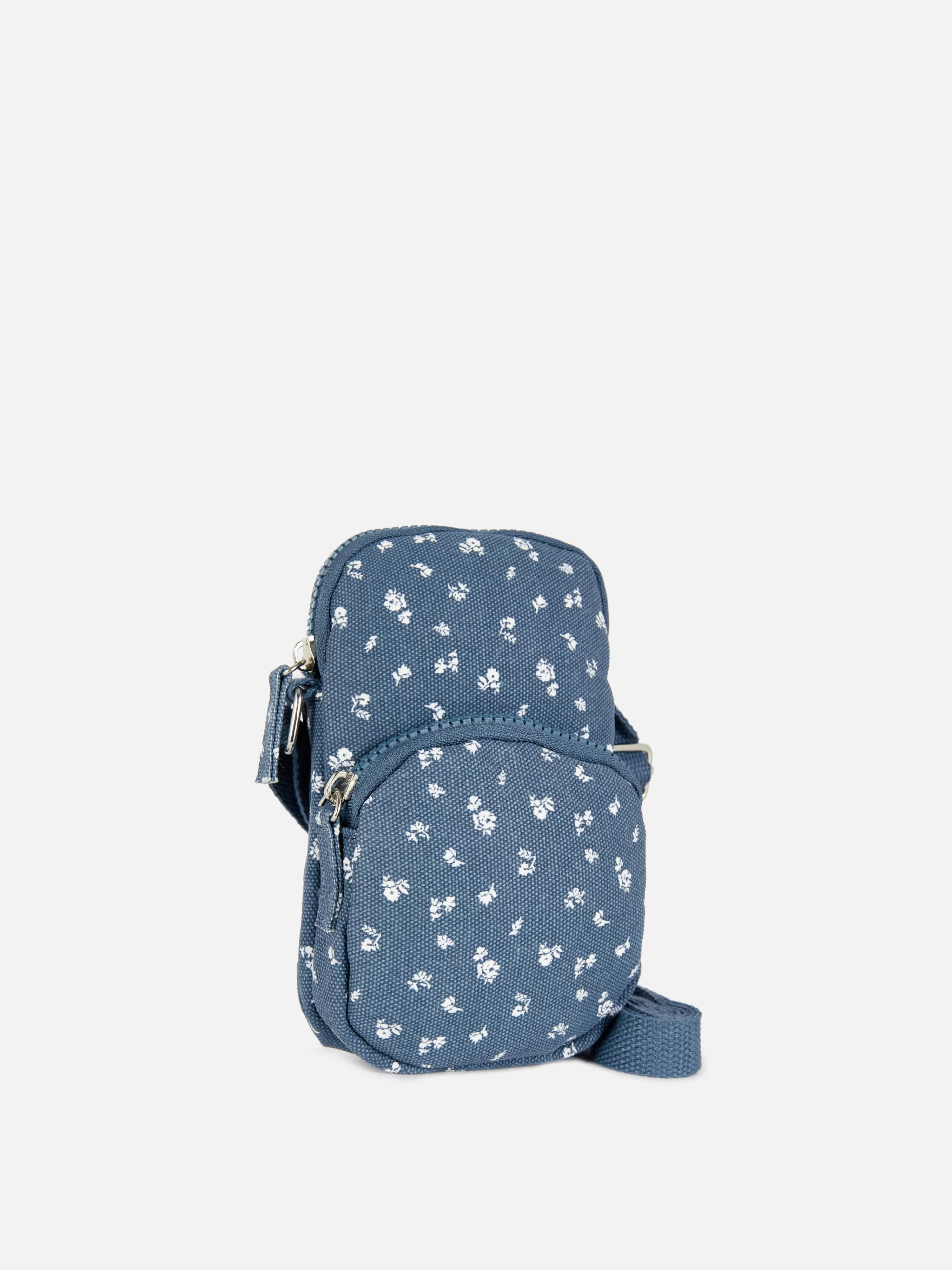 Primark Taschen Und Portemonnaies | Handytasche Mit Blumenmuster Blau