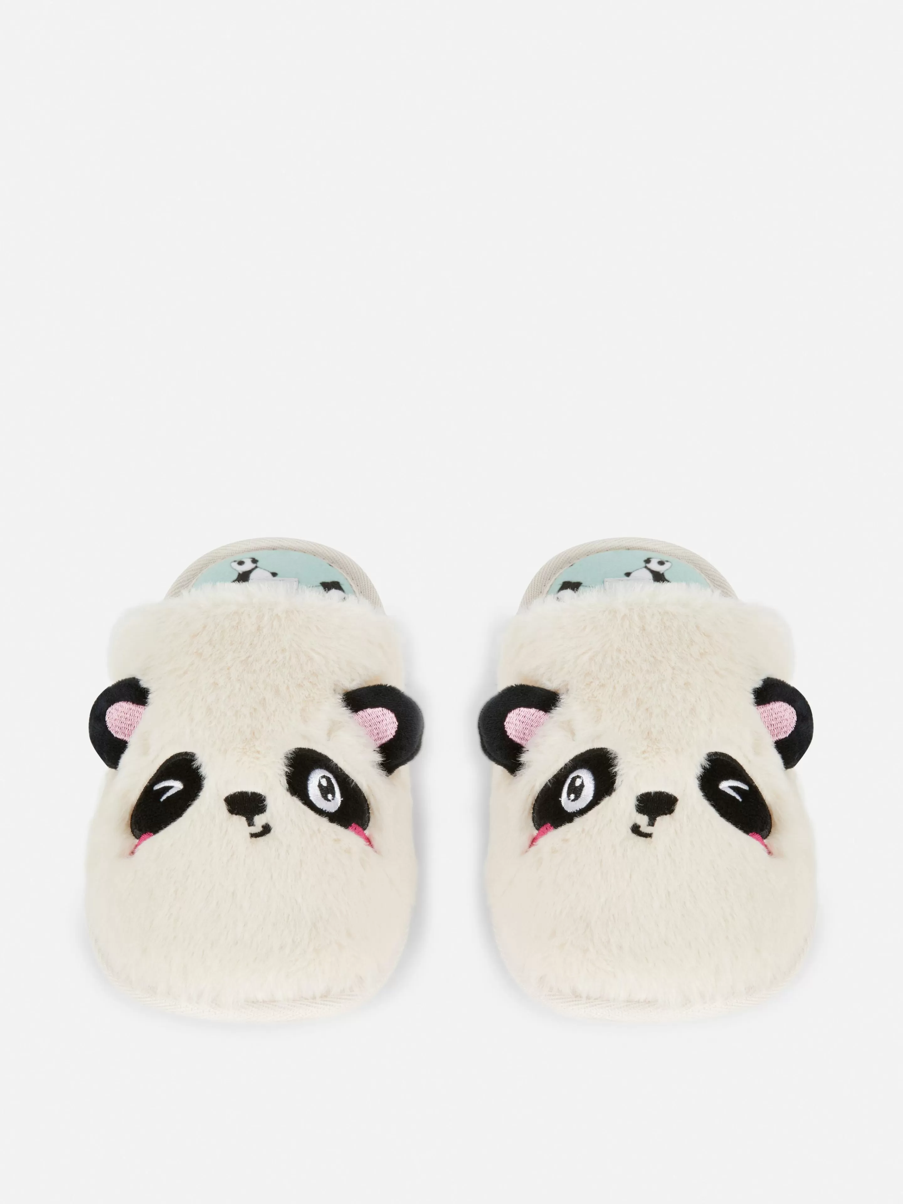 Primark Hausschuhe | Hausschuhe Mit 3D-Panda-Motiv Sandfarben