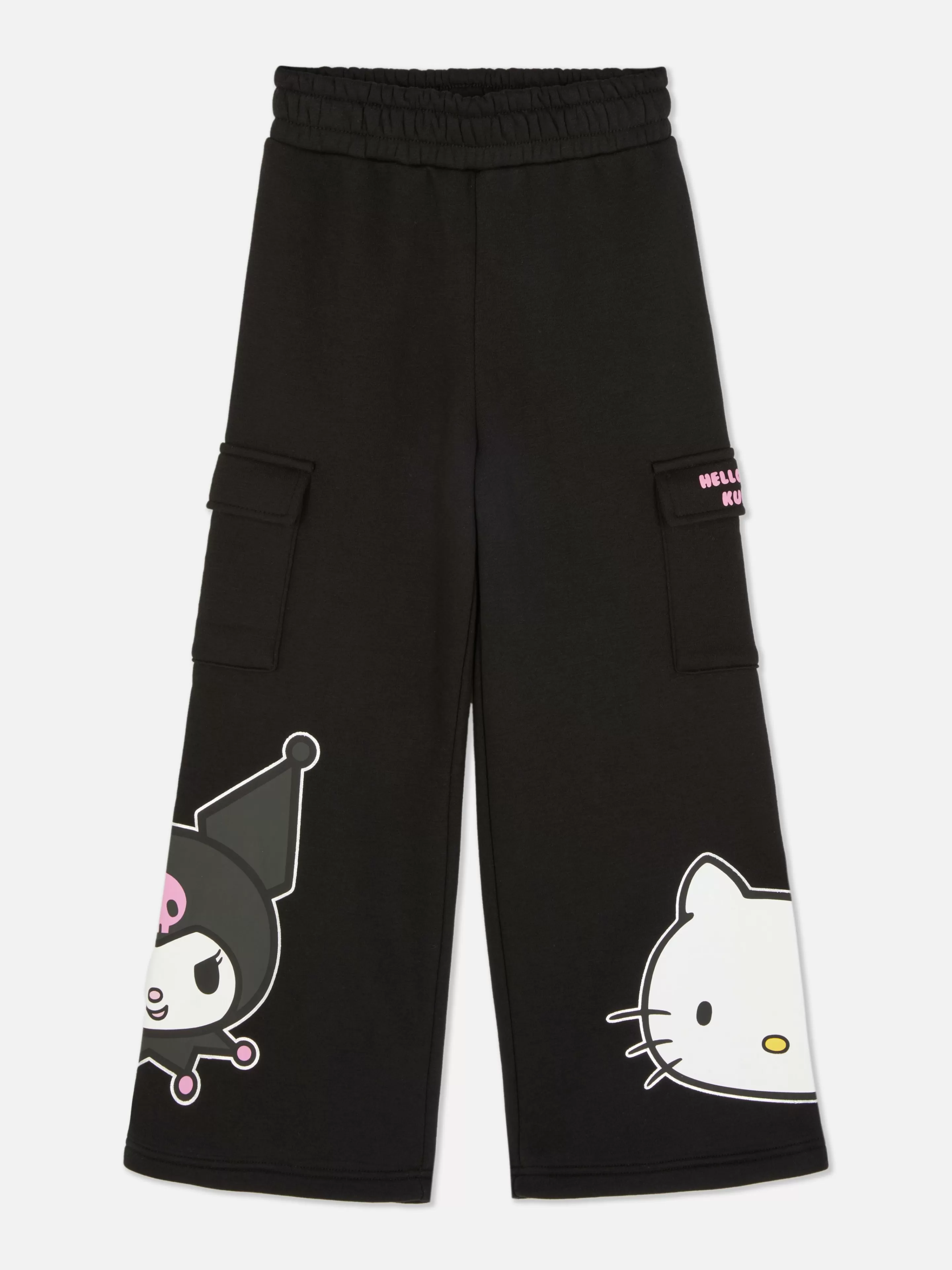 Primark Jogginghosen | „Hello Kitty And Friends“ Cargo-Jogginghose Schwarz