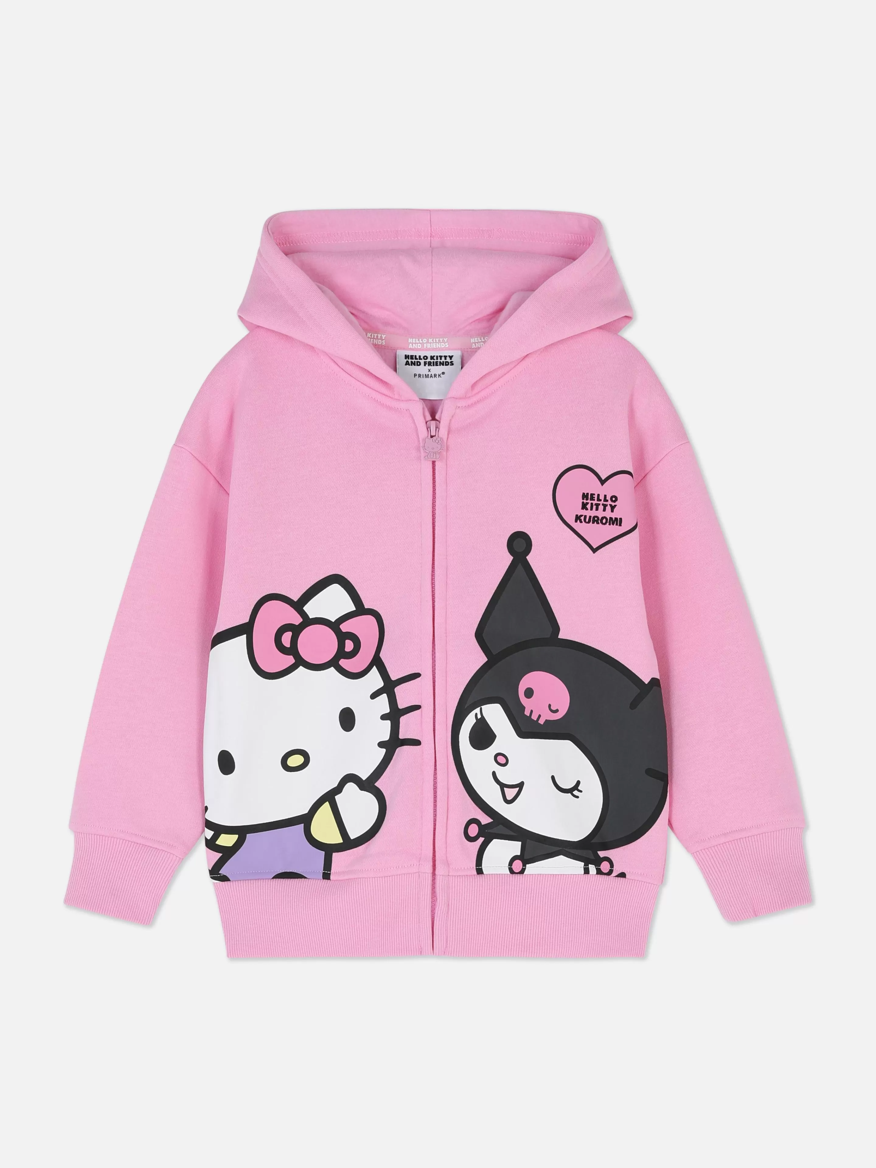 Primark Hoodies Und Sweatshirts | „Hello Kitty And Friends“ Hoodie Mit Reißverschluss Rosa