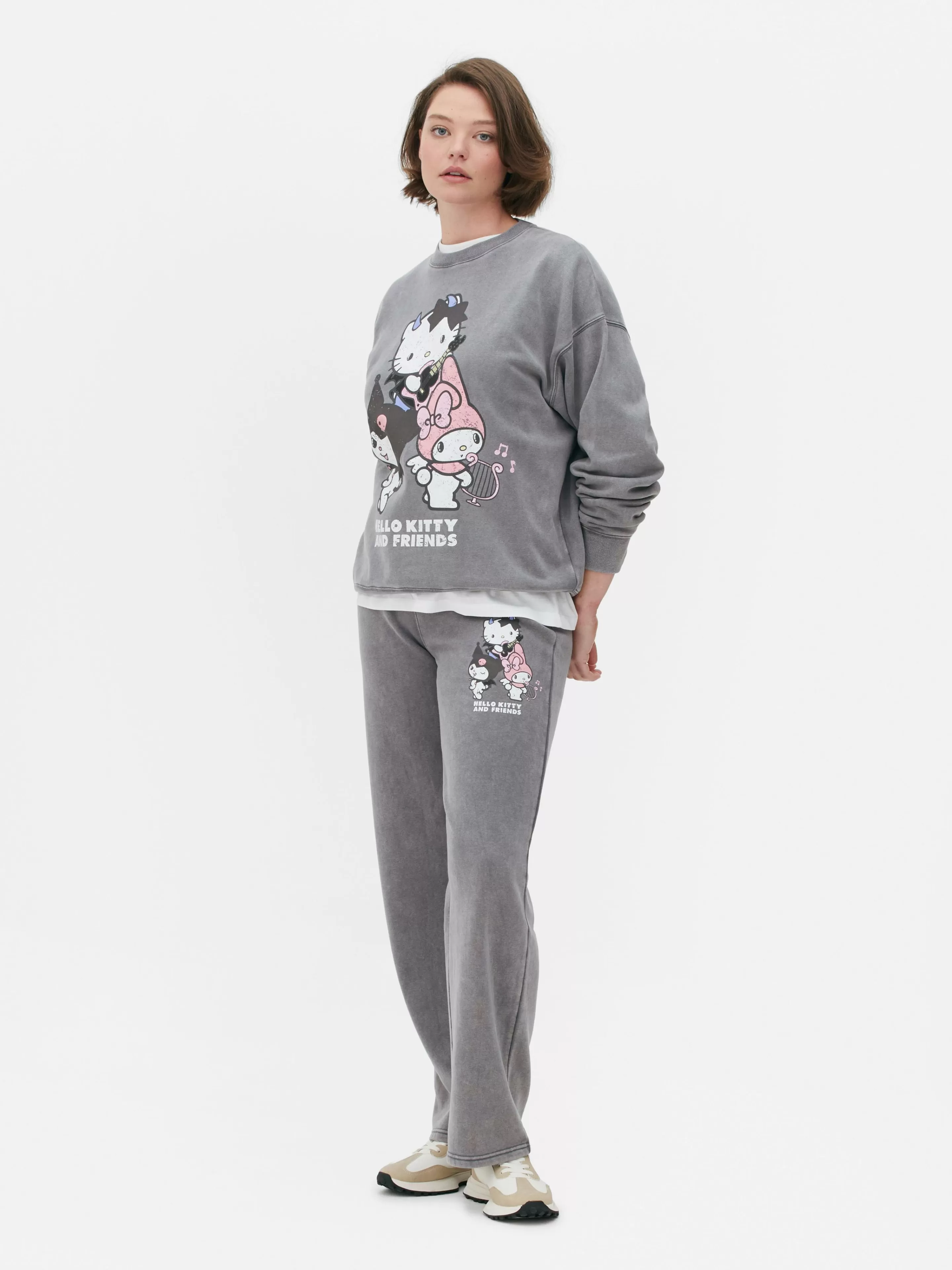 Primark Jogginghosen | „Hello Kitty And Friends“ Jogginghose Anthrazitfarben